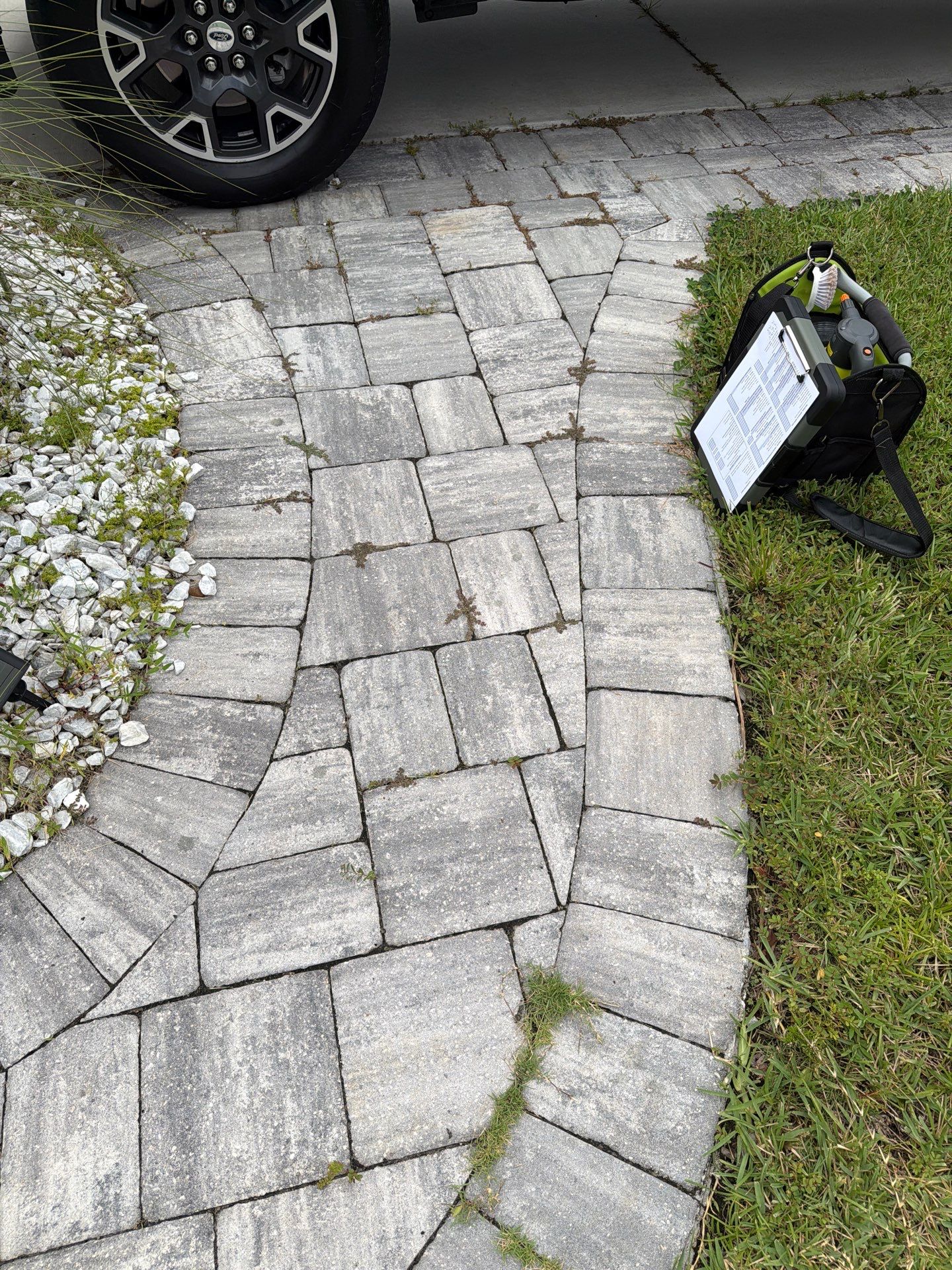 Pavers using Concrete Sealant by DuraSeal