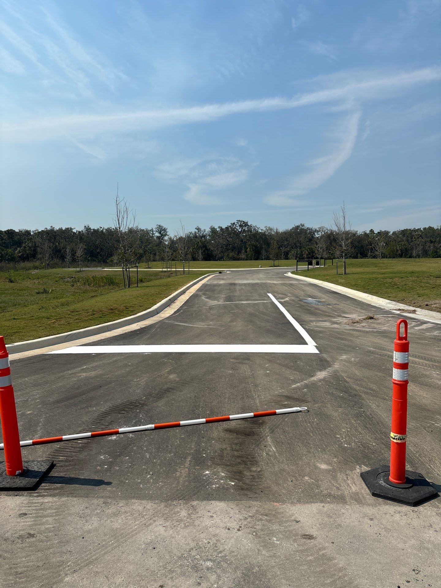 Structured for Serenity: Thoughtful Markings for Safe Navigation at Sarasota National Cemetery by Everline Coatings & Services - Southwest FL