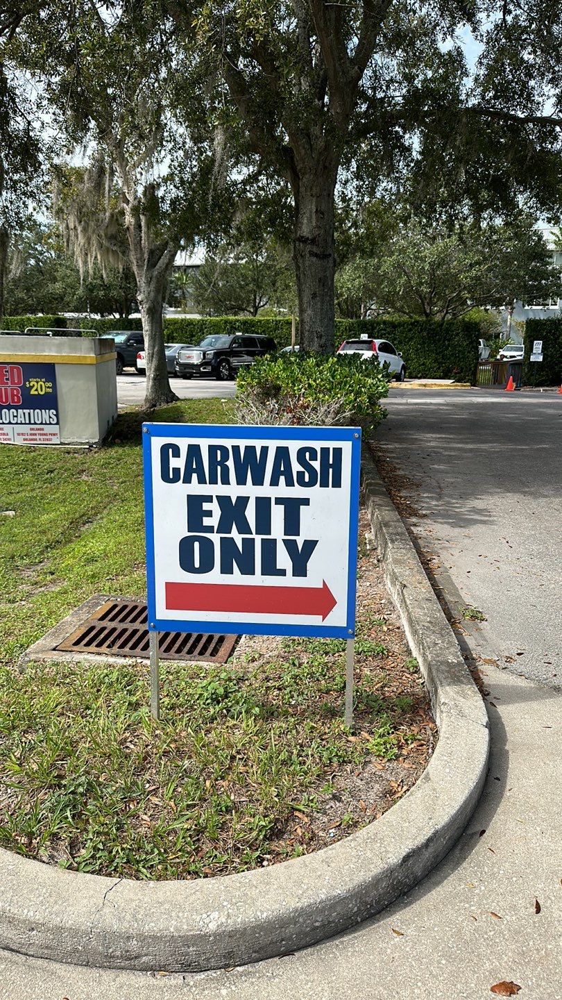 Waters Car Wash Monument Sign and Channel Letters by SignCrafters