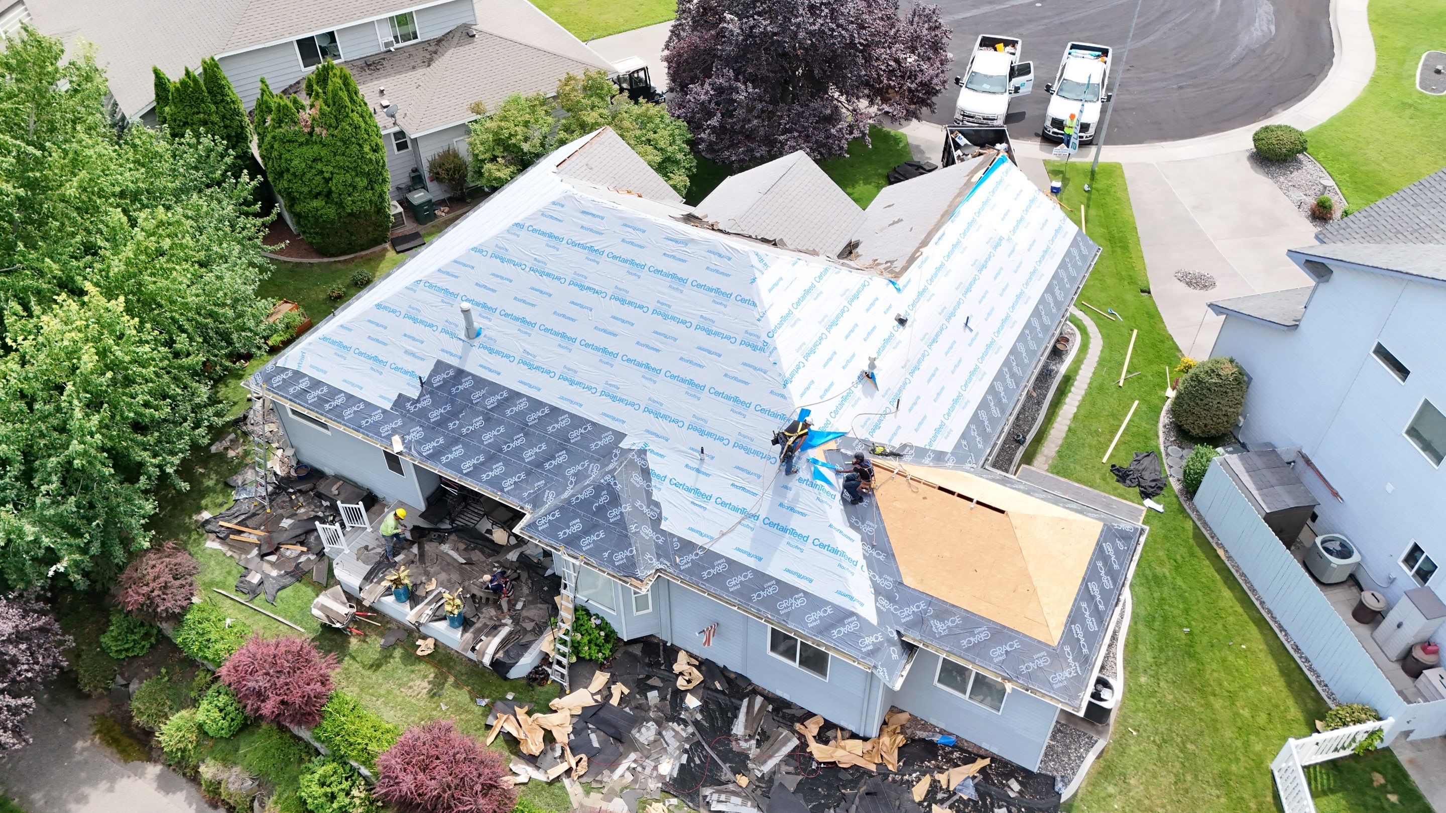 Residential Roof Replacement in Richland Using CertainTeed Landmark Pro Shingles by Alpine Roofing