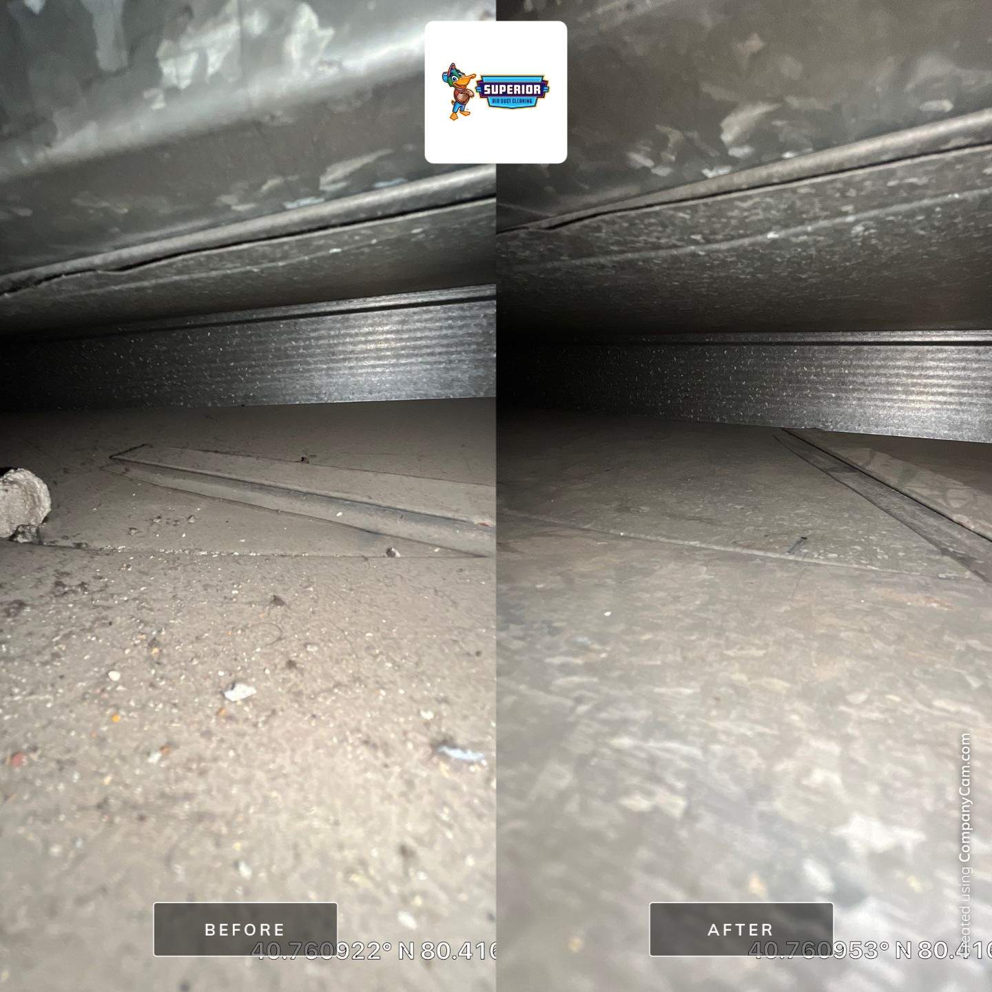Air Duct Cleaning With a Vacuum Truck in Beaver Falls, PA by Superior Air Duct Cleaning
