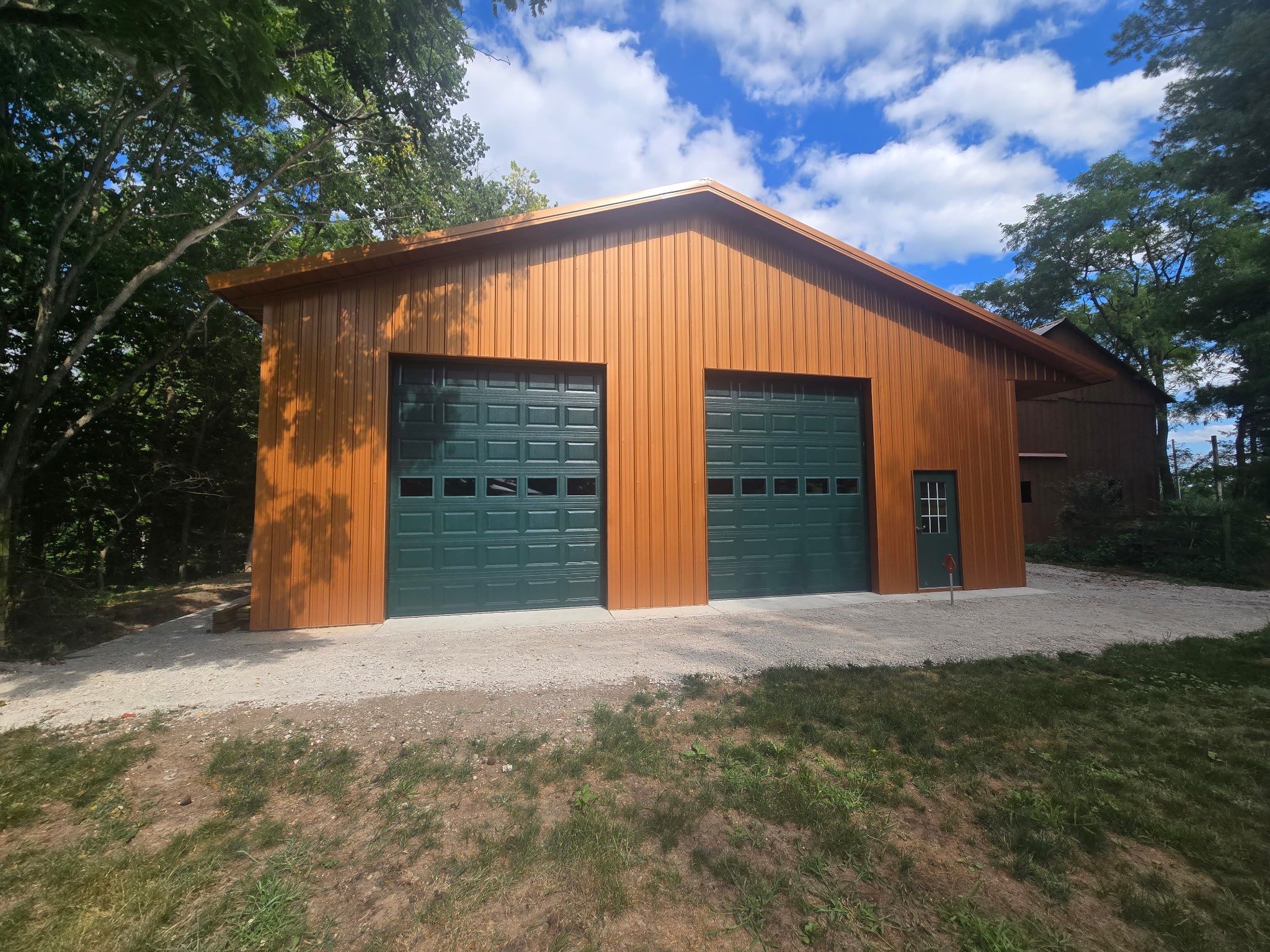 40'x50'x16' Pole Barn Project by The Barn Builders