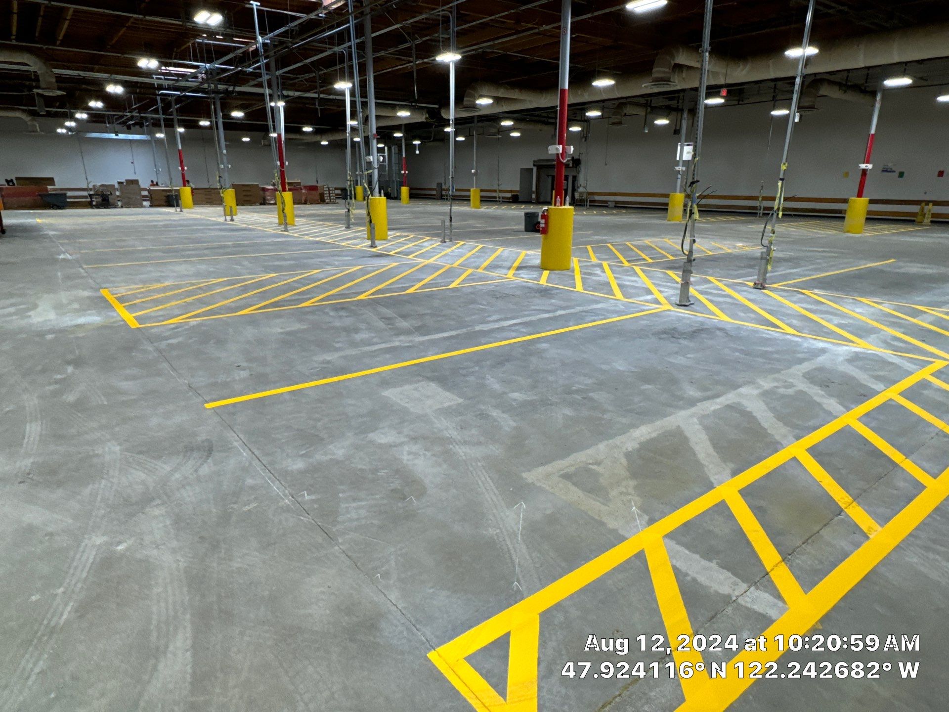 USPS Asphalt Patch Repair, Indoor Parking Lot Sandblast, Outdoor Parking Lot Sealcoating & Indoor/Outdoor Parking Lot Striping  by Jireh Asphalt & Concrete Inc 