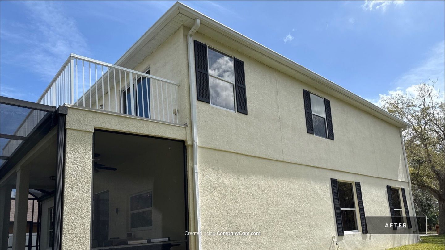 Barrington Ridge 2-Story House & Driveway Cleaning – Before & After Transformation! by Sunshine AquaWash