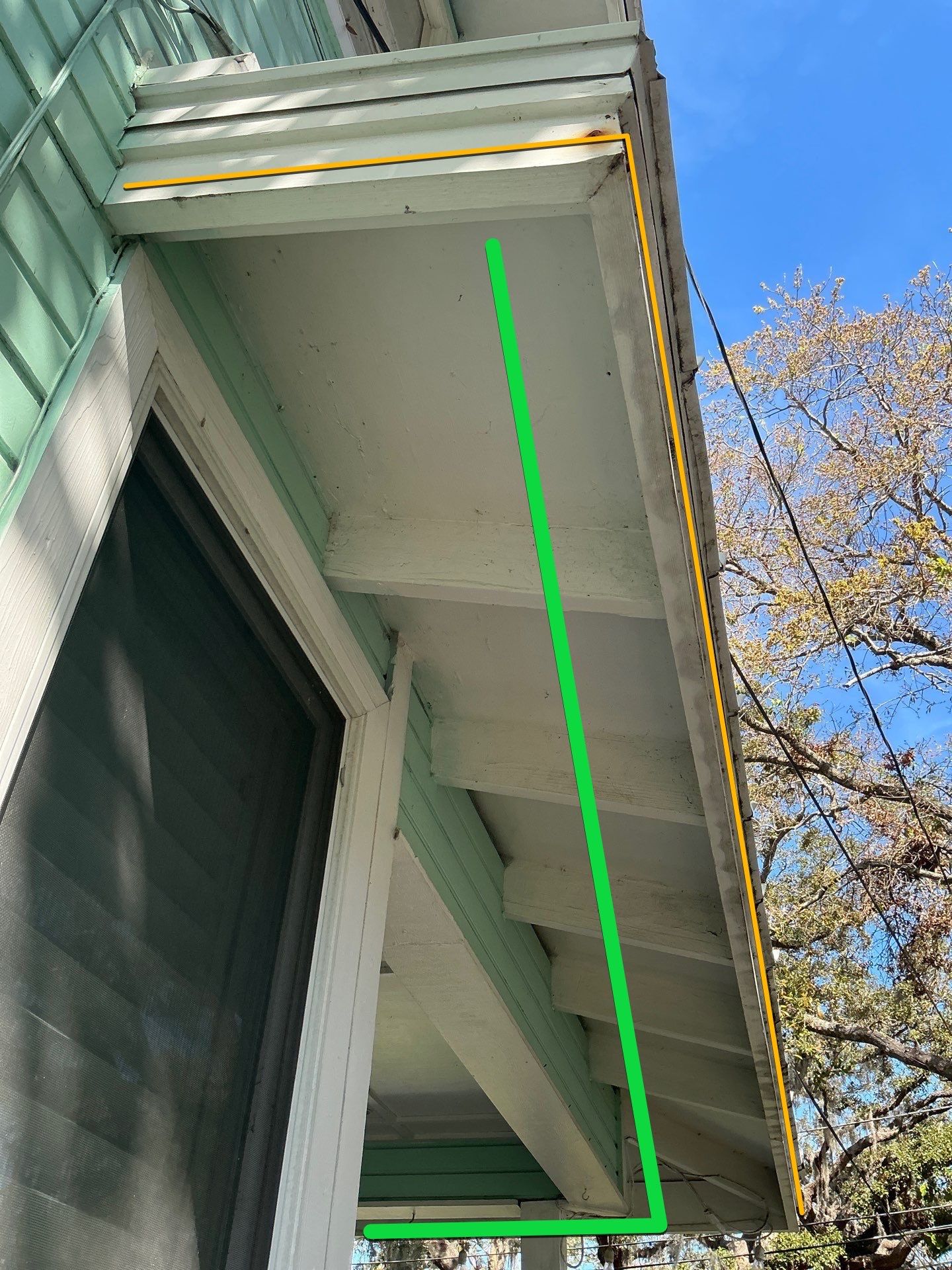 New White Soffit Project in Safety Harbor, FL by Gutter Professors