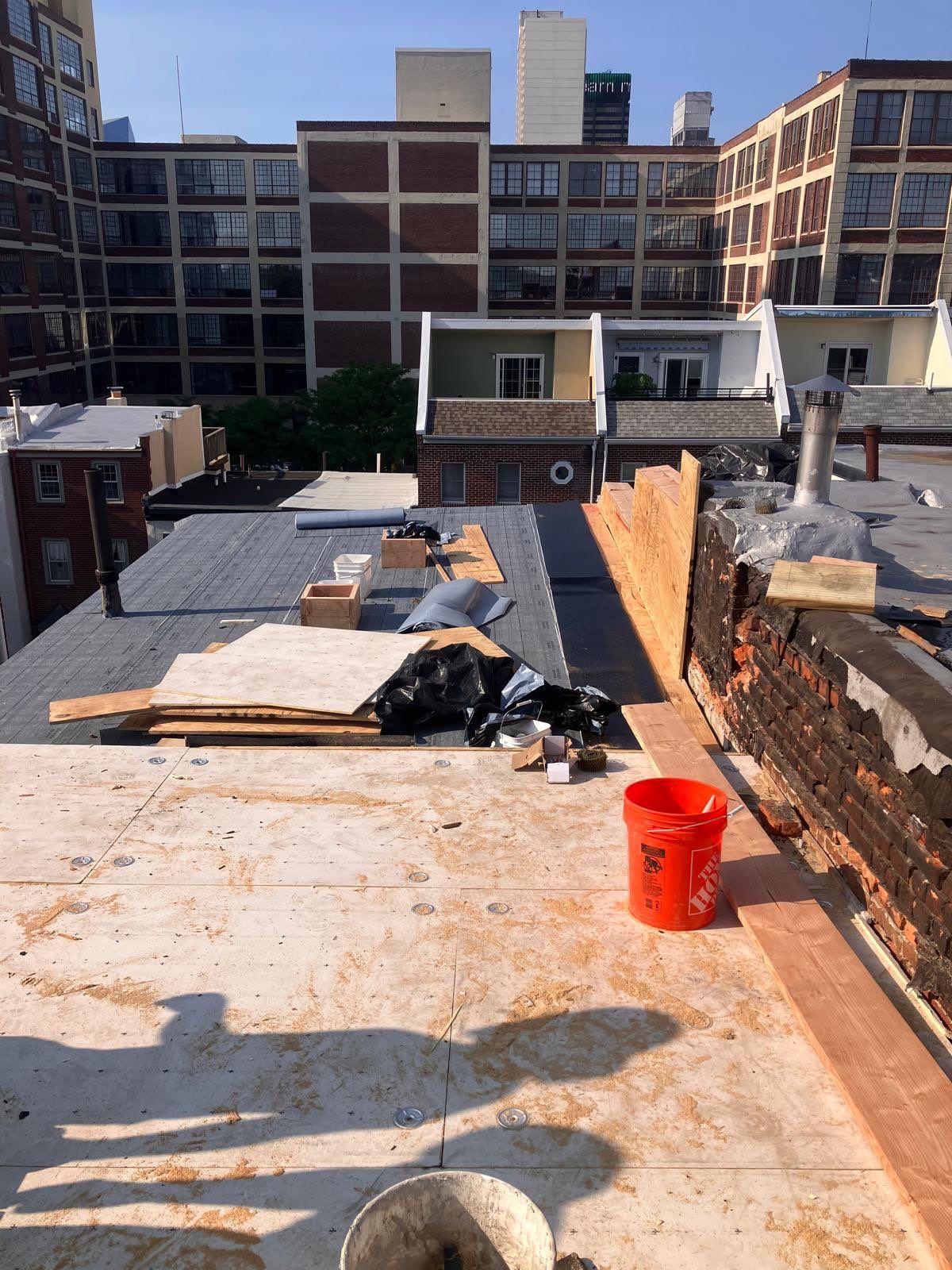 Roof replacement by Philadelphia Quality Roofing