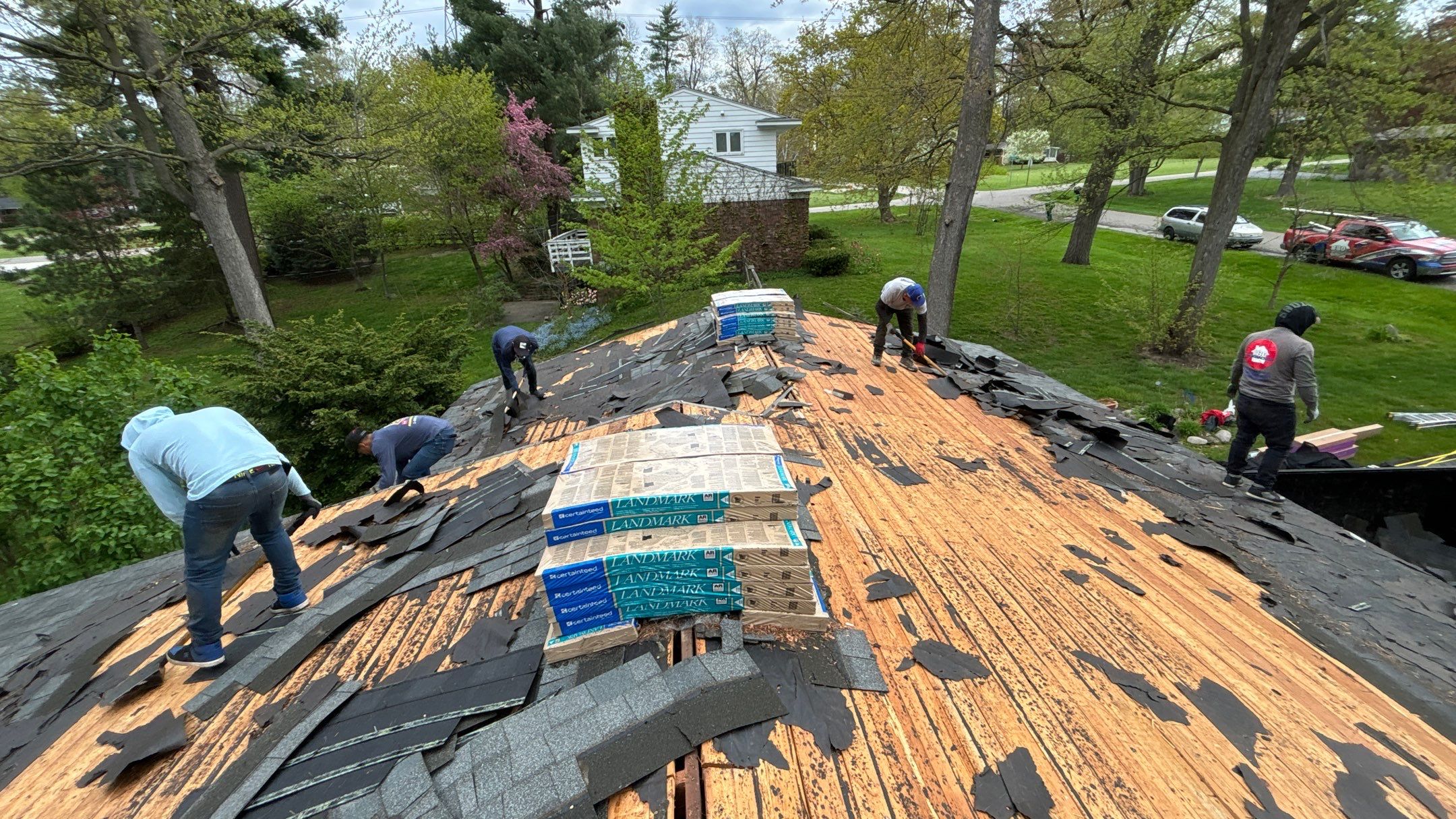 Roof Replacement using CertainTeed Landmark by 180 Contractors