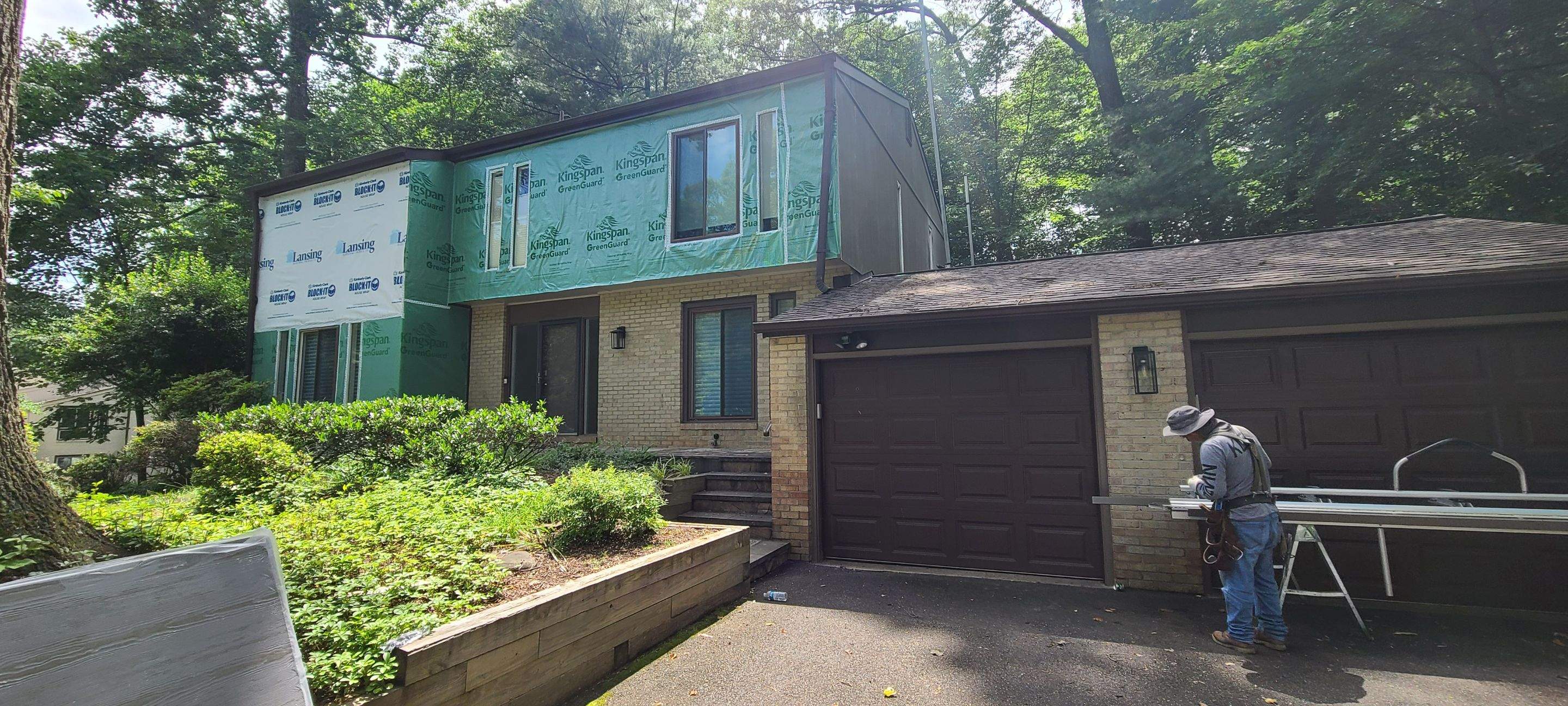 James Hardie Board and Batten Siding and ProVia entry door by Window Depot of Annapolis