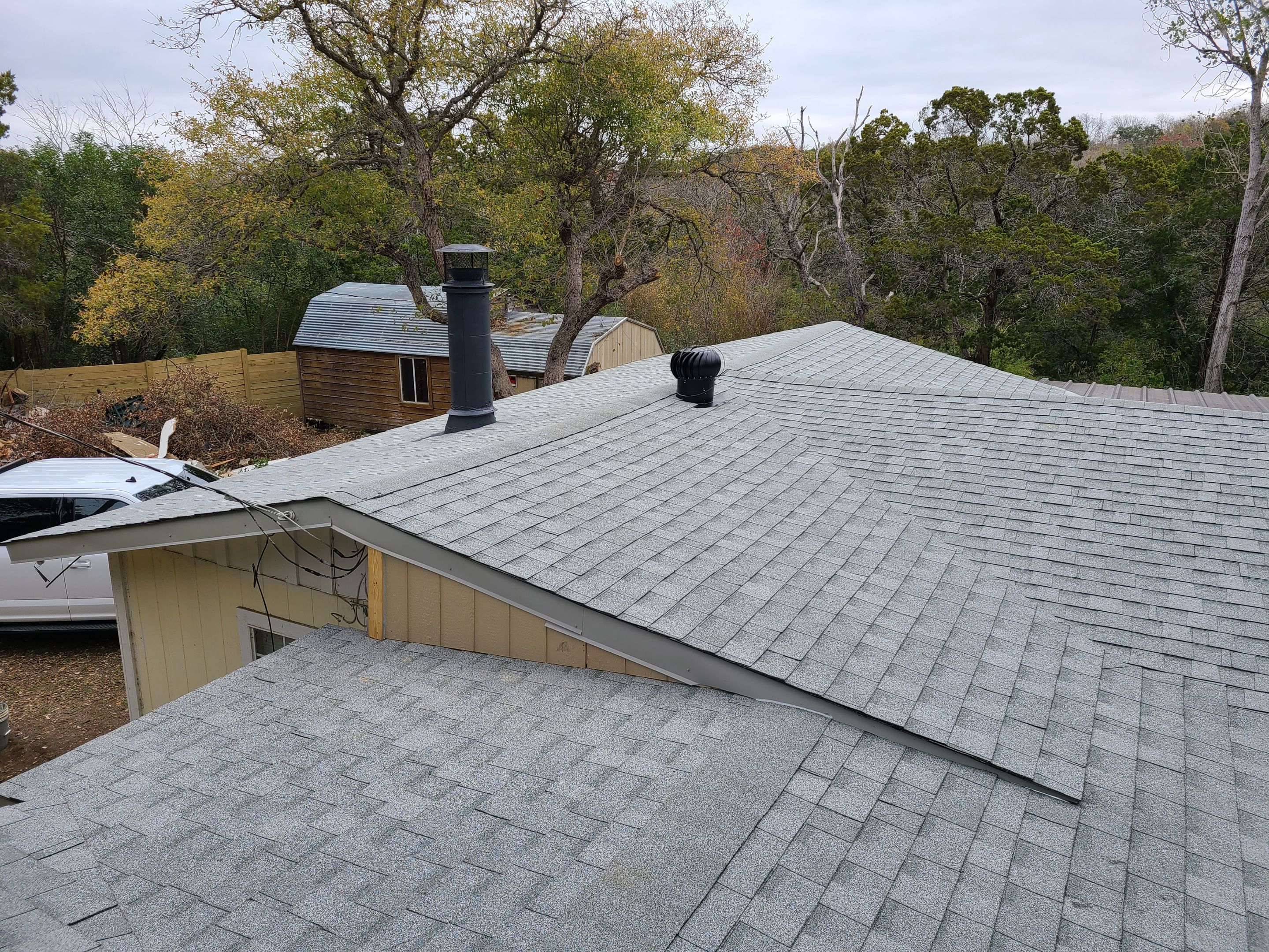 Residential Roofing Installation using ATLAS Pinnacle Pristine Shingles by Harvey Roofing & Construction