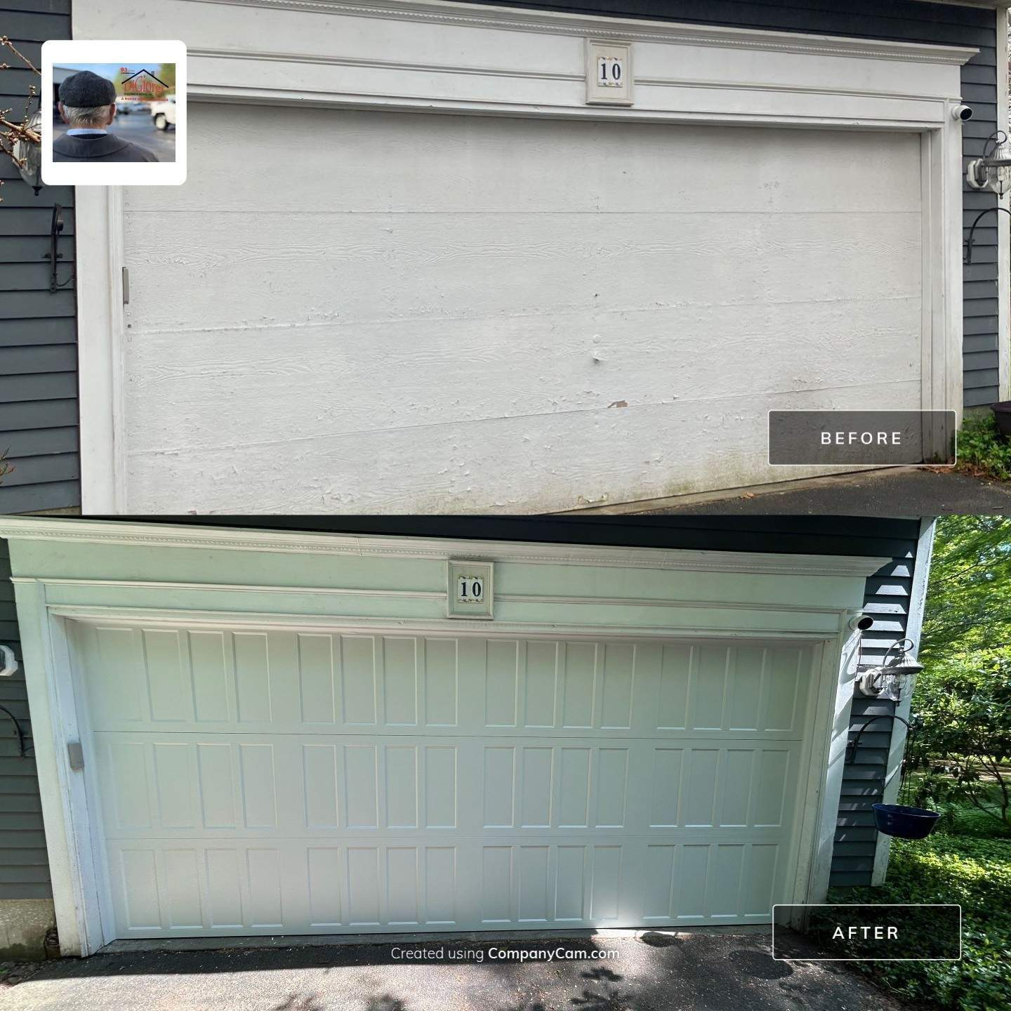 Garage Door Installation using Amarr Olympus Garage door by DiGiorgi Roofing and Siding Inc