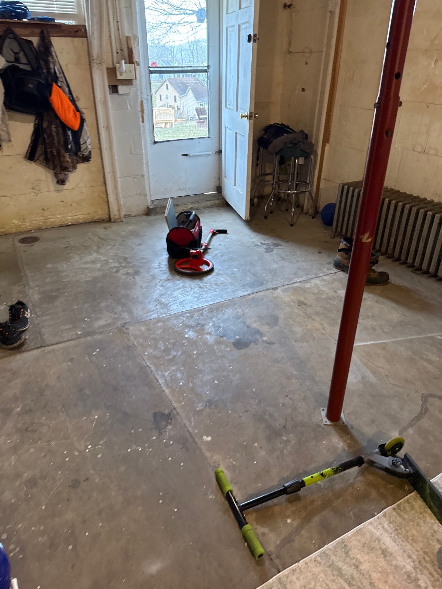Gravel Basement Project in Leechburg by Floors in a Day, Inc