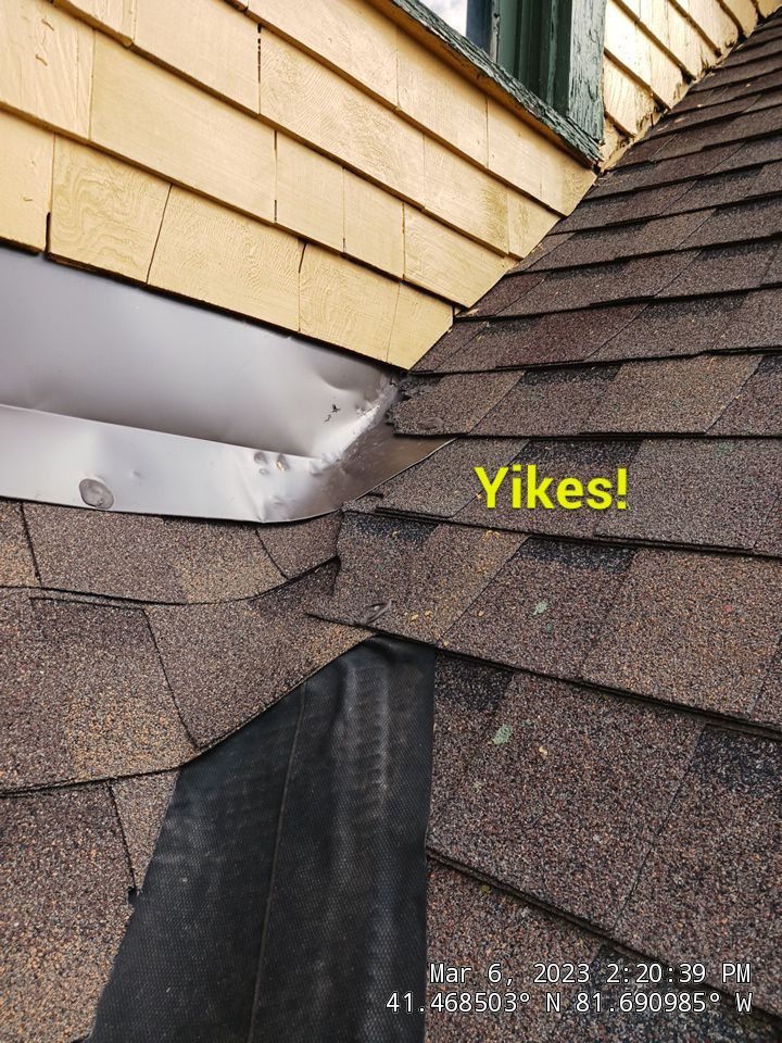 Roof Damage using structual repair and remodel by Absolute Roofing and Construction