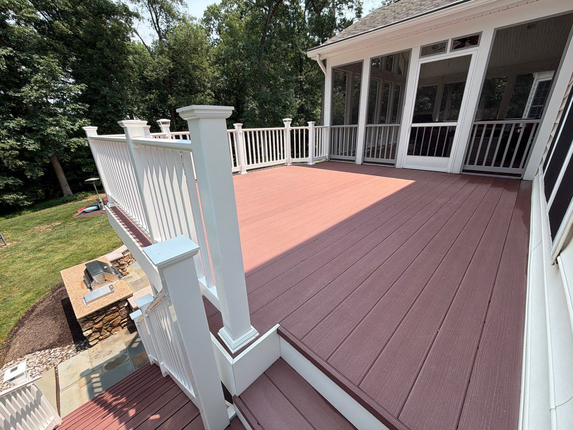 Woodbine House Washing and Outdoor Living Space Cleaning by Baltimore Pressure Washers Inc.