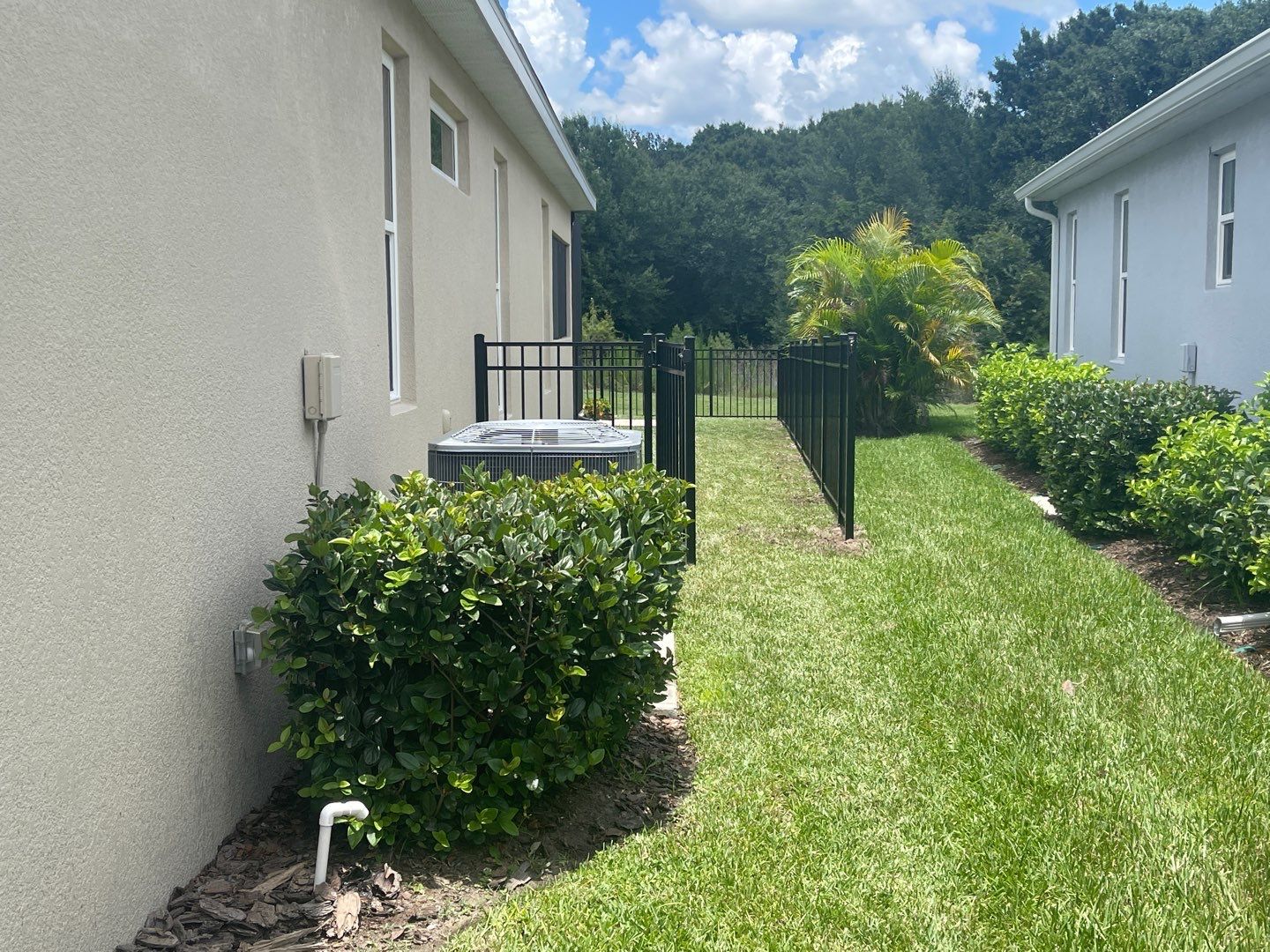 Bradenton, FL 4ft. Tall 3-Rail Black Aluminum Fence by Asap fence and gates, LLC