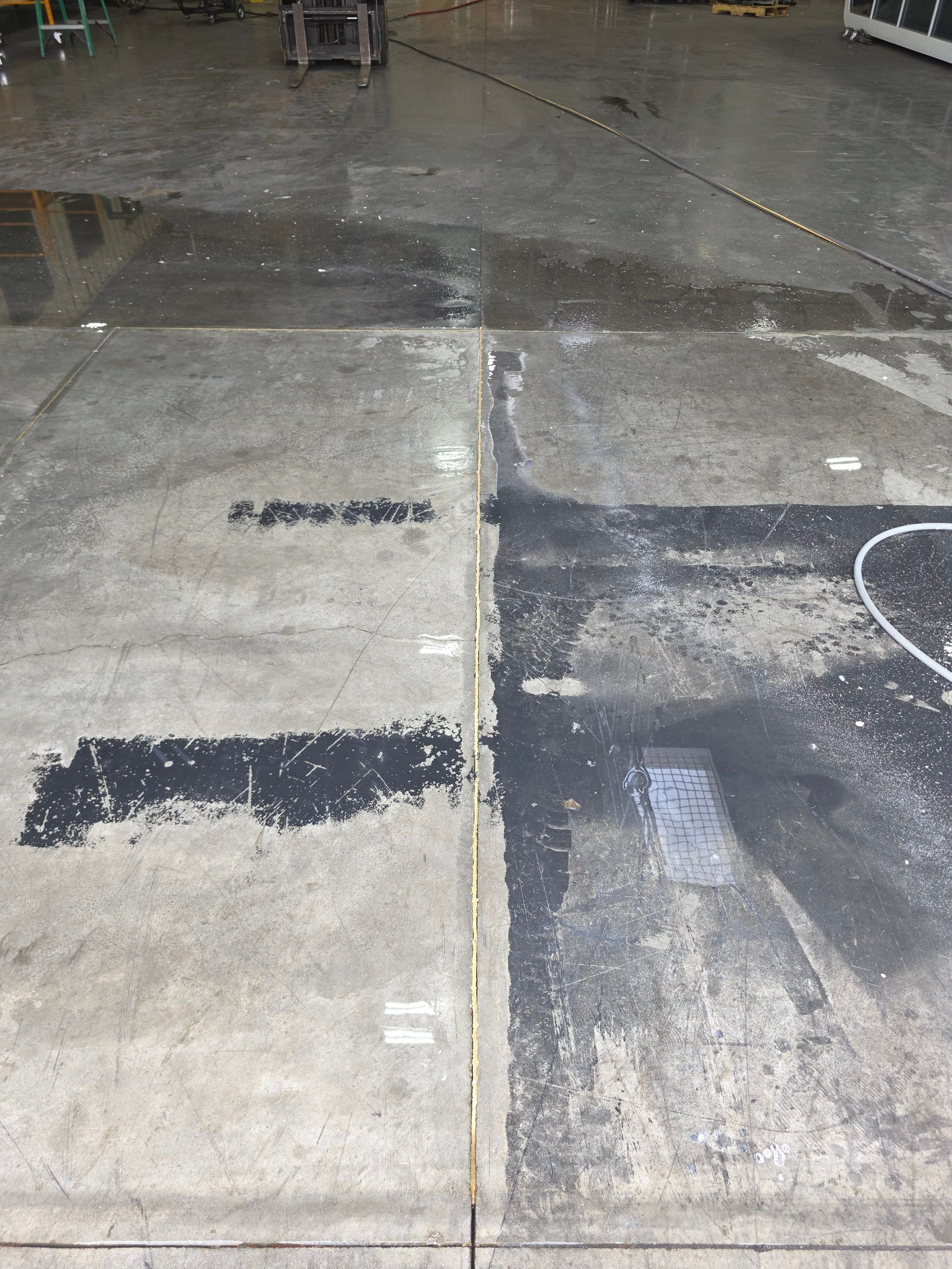 Hogue Mobile Welding Warehouse Floor Cleaning & Paint Removal | Phoenix, AZ 85027 by Patriot Power Washing & Sanitation