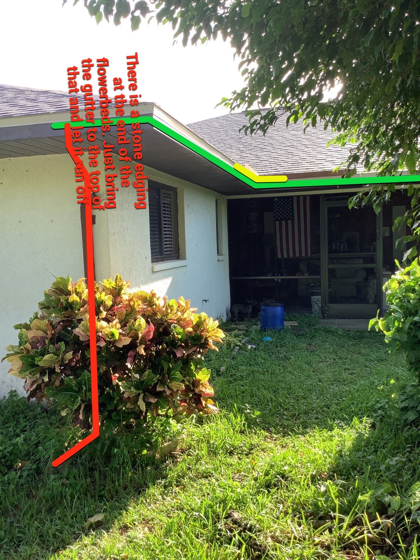 Brown Gutters in Cape Coral FL by Gutter Professors