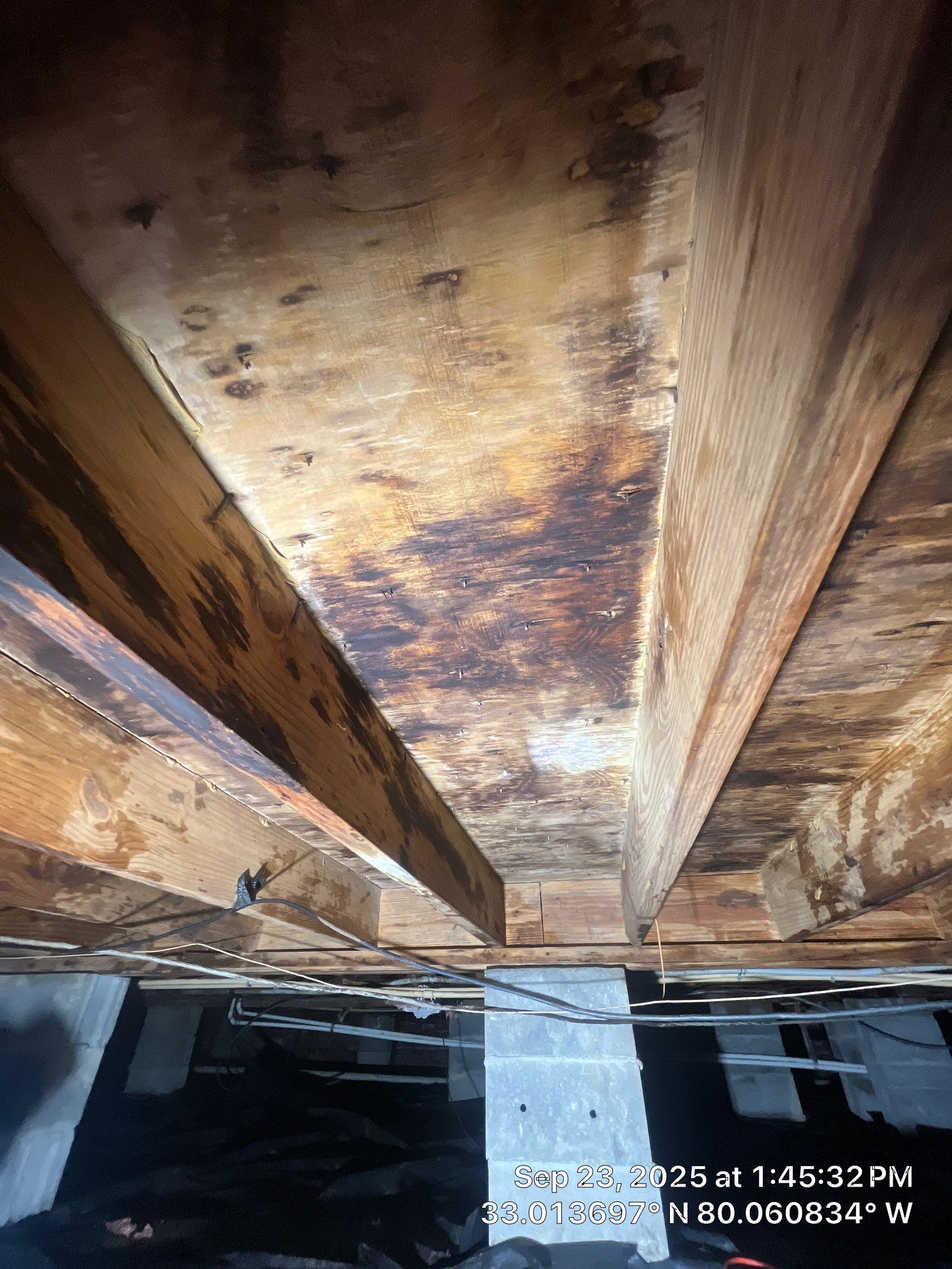 Crawlspace remediation & encapsulation with ductwork replacement by EAS Environmental, LLC.