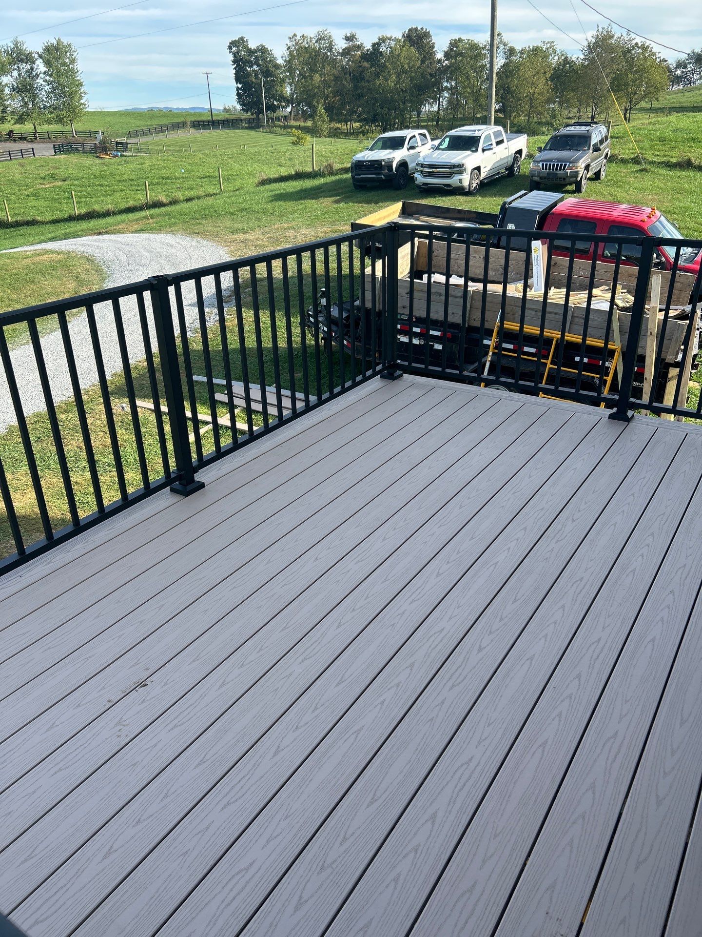 Elevated Composite Deck in Ronceverte by Walnut Hollow Decks & Outdoor Living