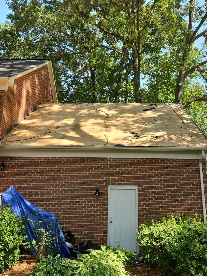 Roof Replacement using Gaf HDZ Charcoal by Just In Time Roofing and Restoration