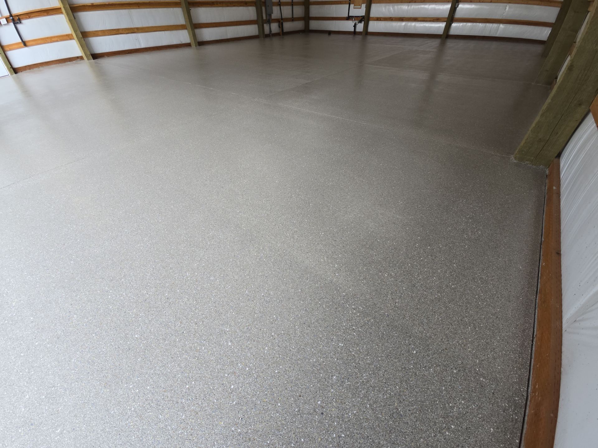 Shop Transformation using Travertine by Croc Coatings, LLC