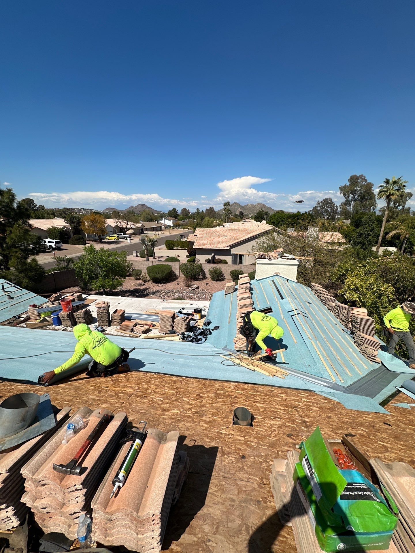 Teracotta Clay Tile by Reimagine Roofing