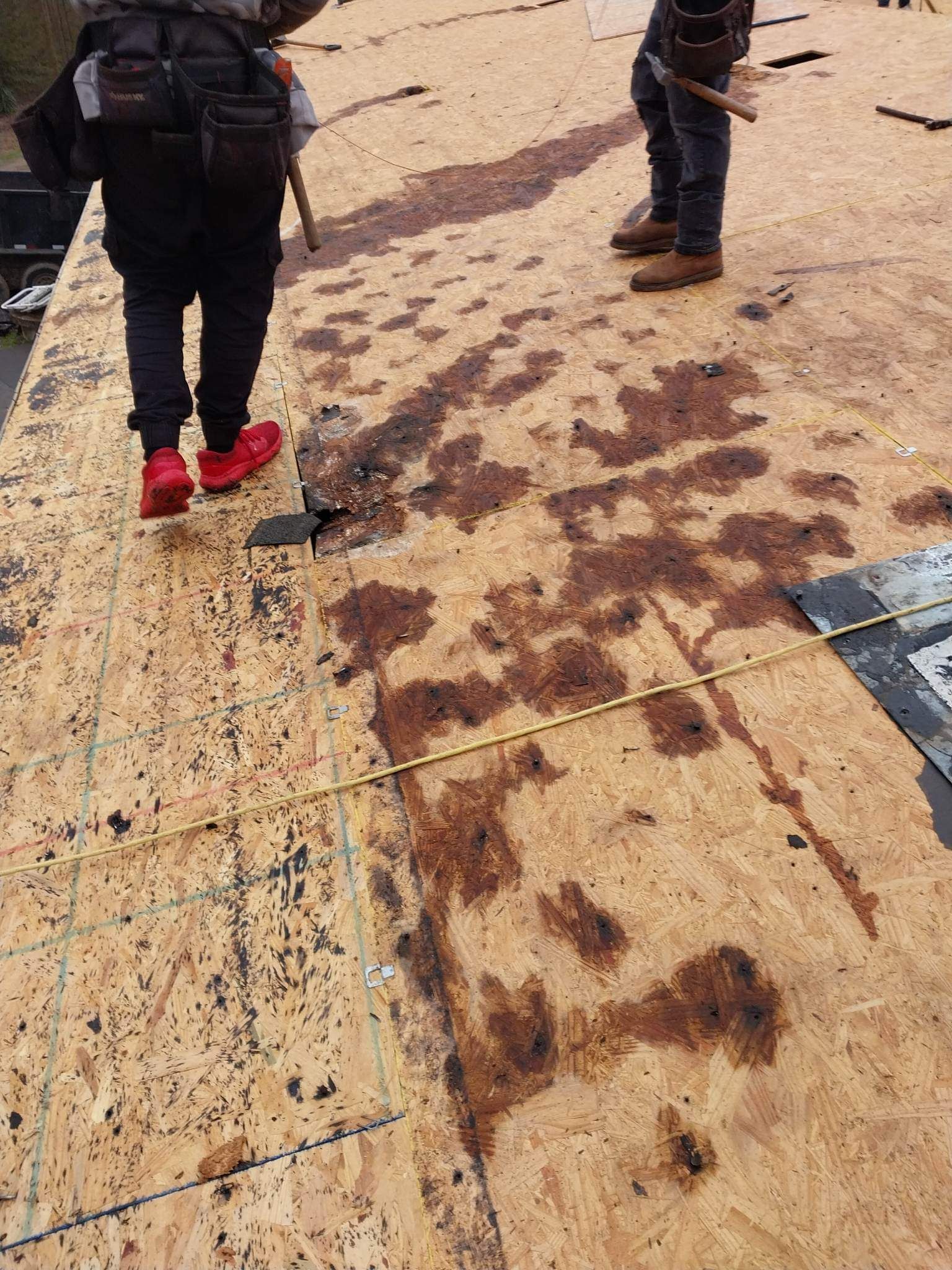 Residential Roofing Installation using 29 gauge metal by Hostetler Roofing