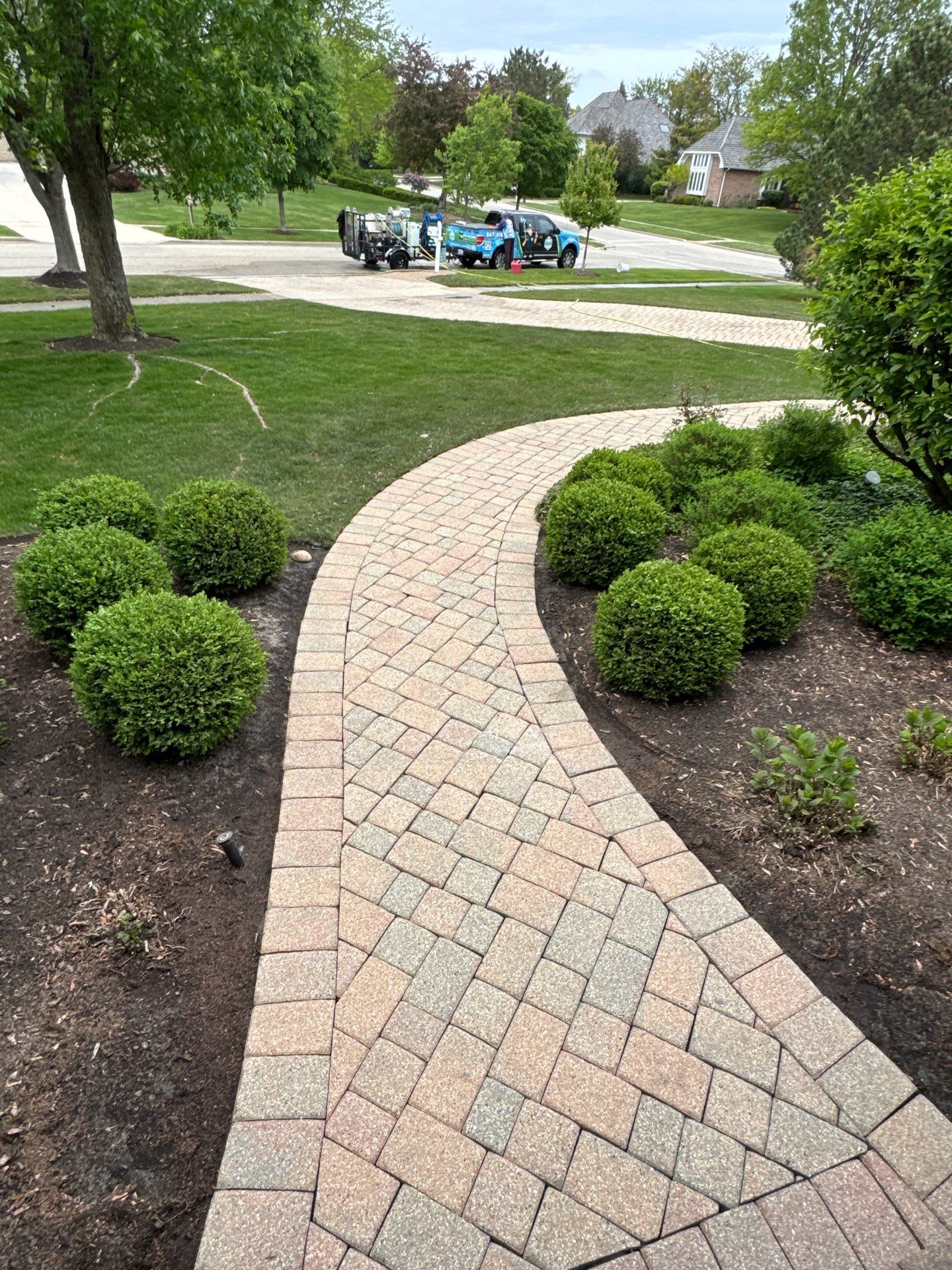 Project in Libertyville by Simmons Power & Soft Washing