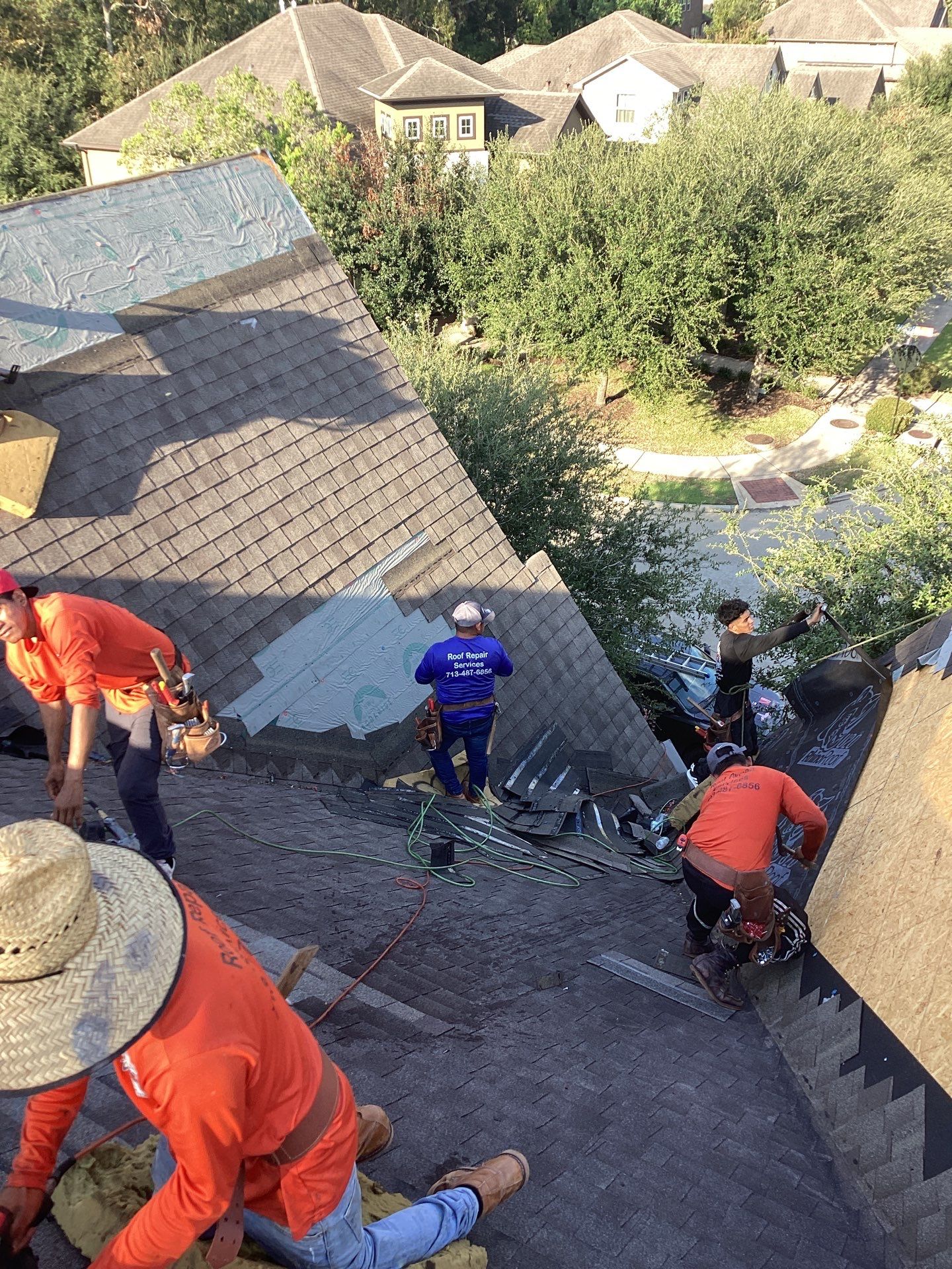 Residential Roofing Repair using Owen's Corning Duration (Lifetime) Shingles by Roof Repair Company