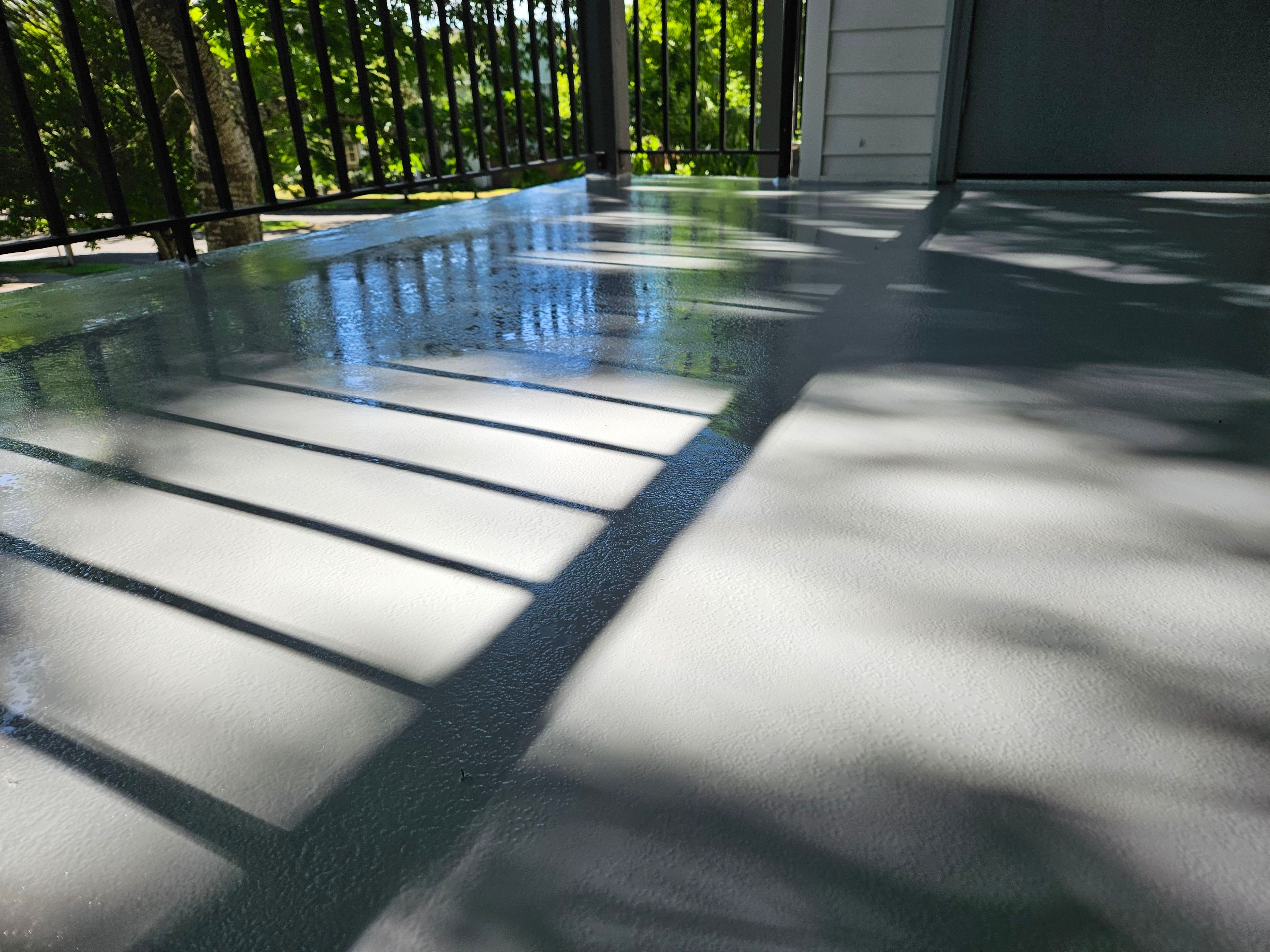 Wood Balcony Repairs and SIKA Pedestrian Deck Coating in Corvallis by BEST Roofing & Waterproofing