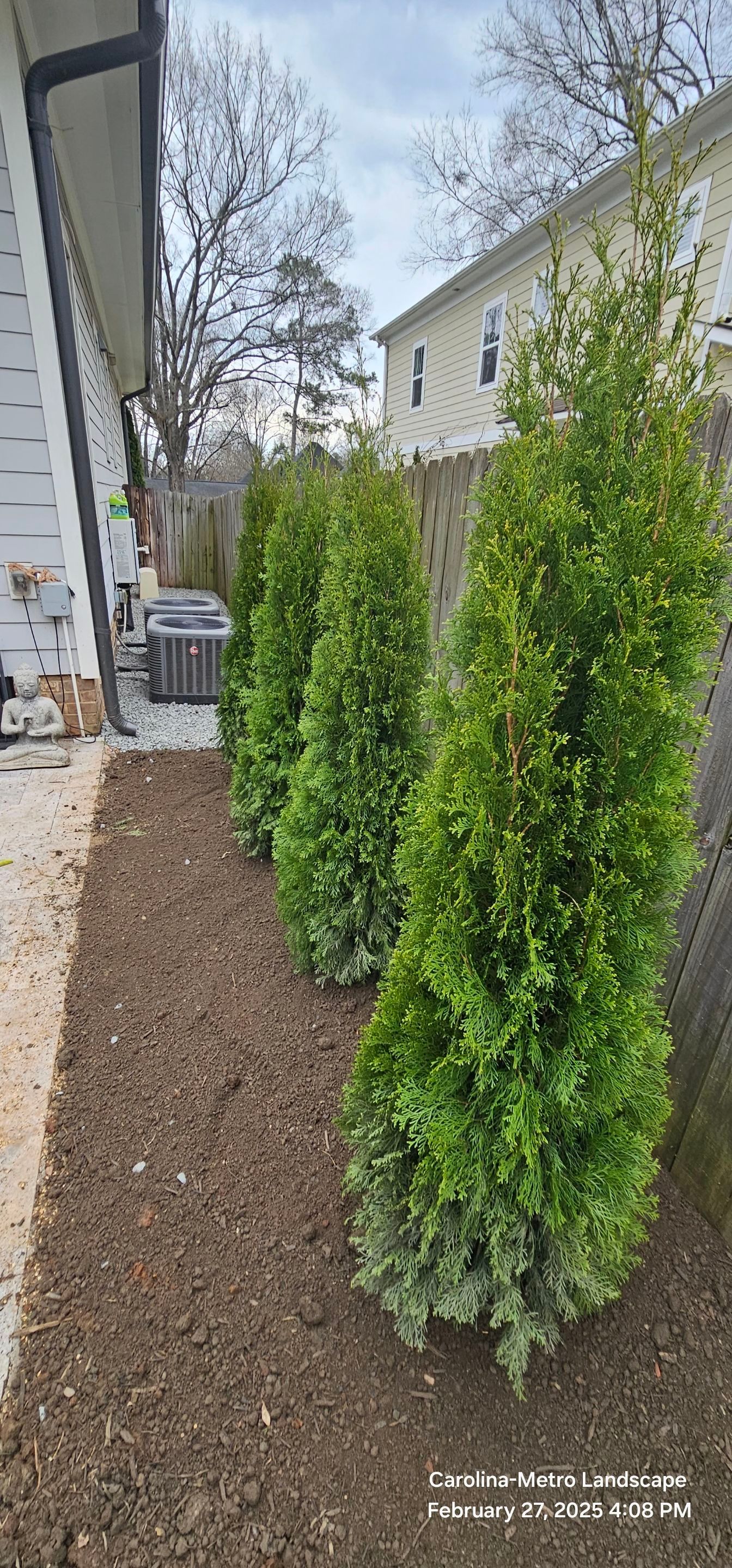 Residential Landscape Project by Carolina-Metro Landscape, Inc
