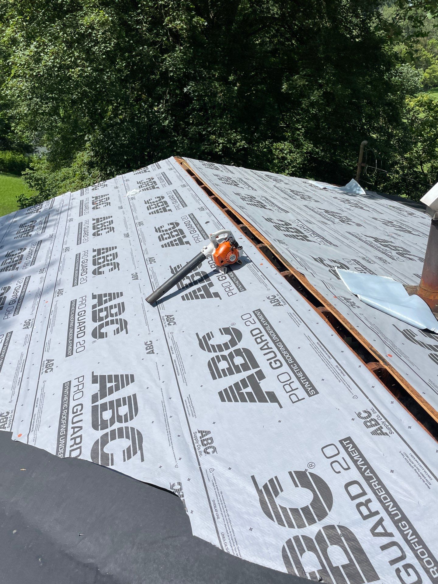 Residential Roofing Installation using GAF Timberline HDZ Shakewood by Rainstoppers Roofing