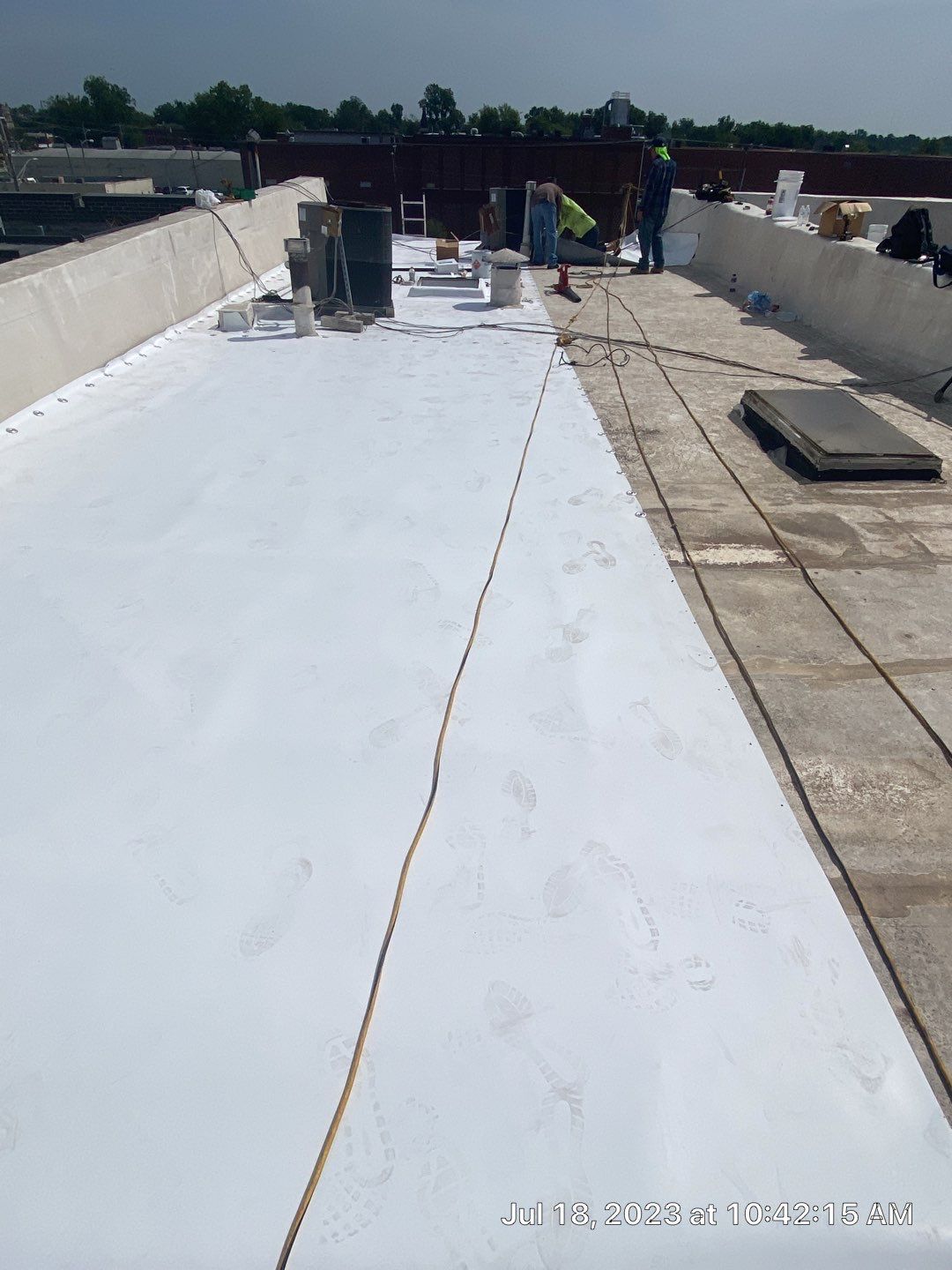 TPO Project in Fort Smith by Decor Roofing & Restoration