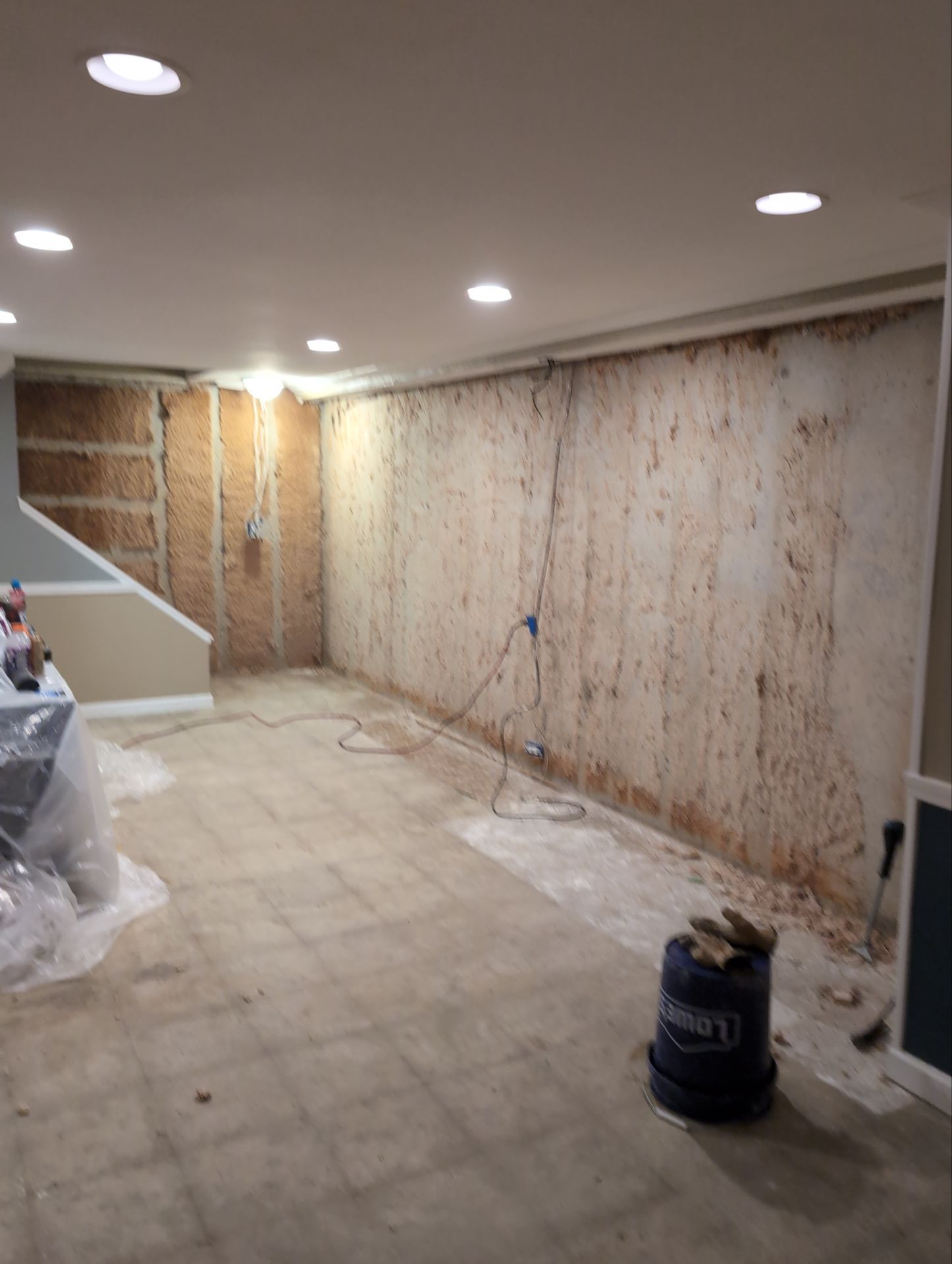 Interior Basement Waterproofing System and Egress Window Installation by Toledo Basement Repair 