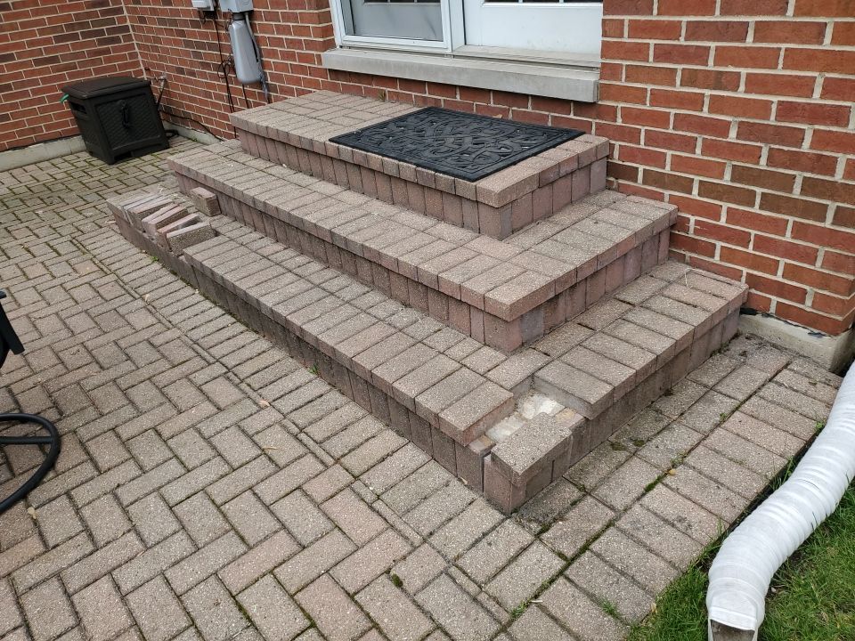 Brick paver clean, sand and seal.  using Surebond SB-1300 by Northern Power Washing LLC.