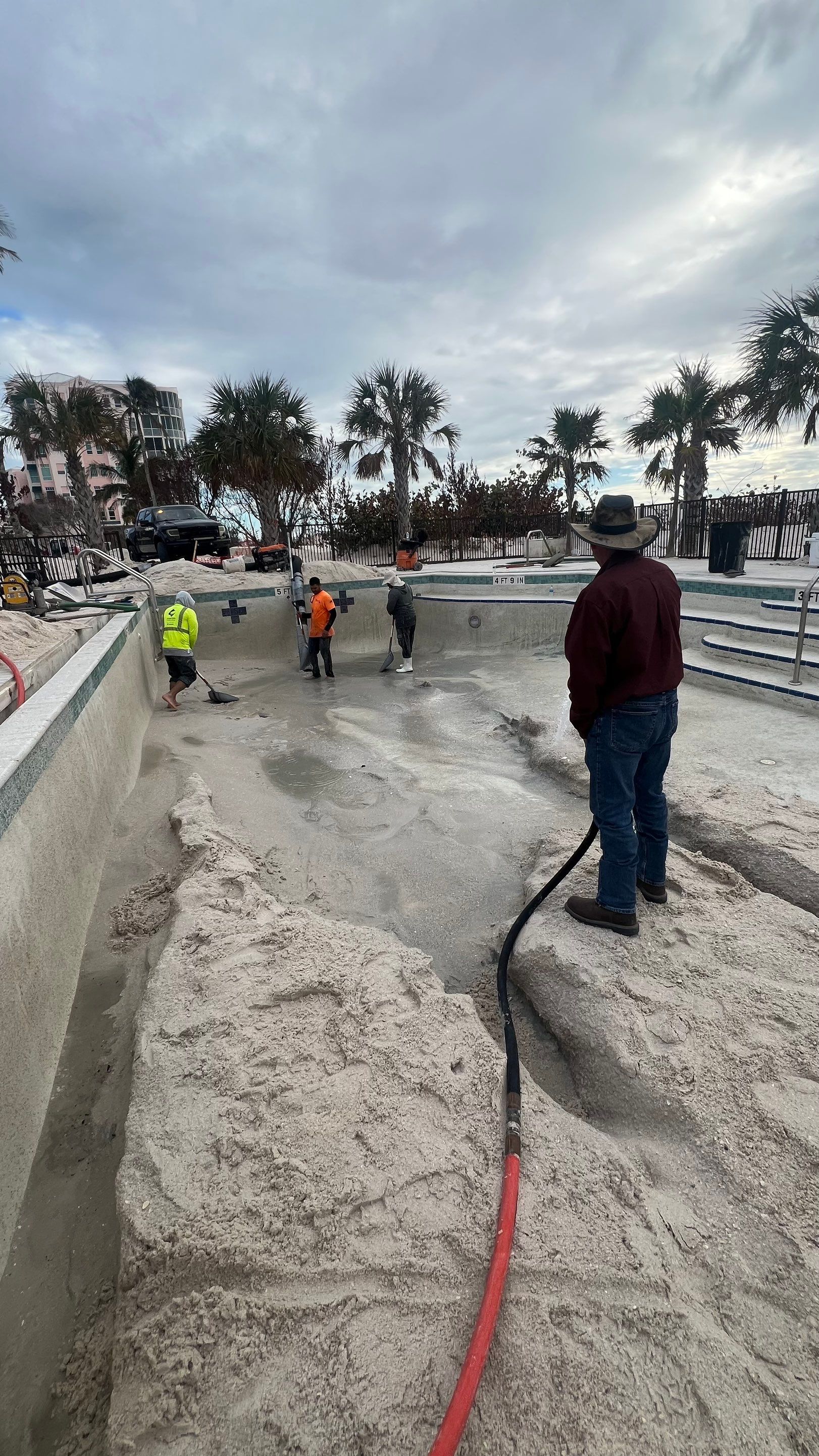 Beachside Community Club Pool Cleanout by APS Power & Water