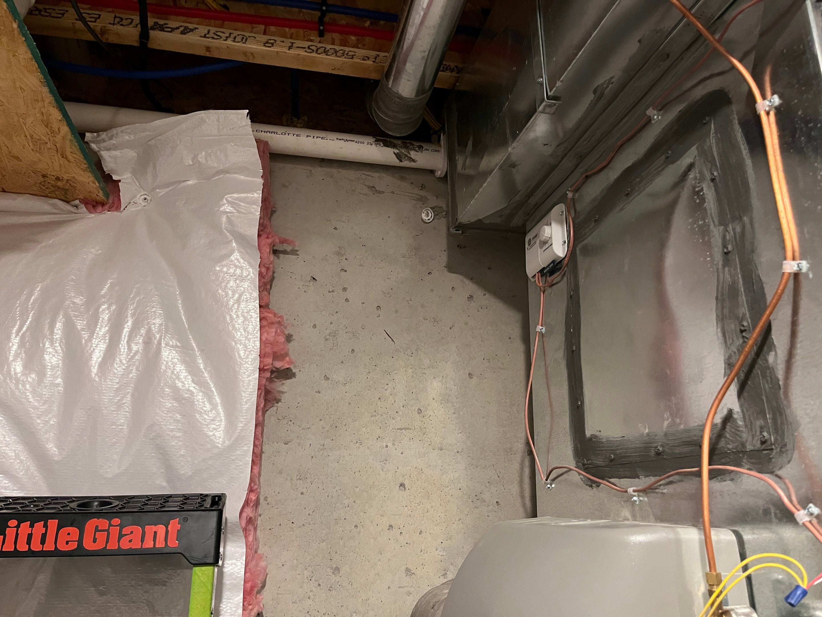 Water Damage from AC Unit Leak  by ANR Restoration