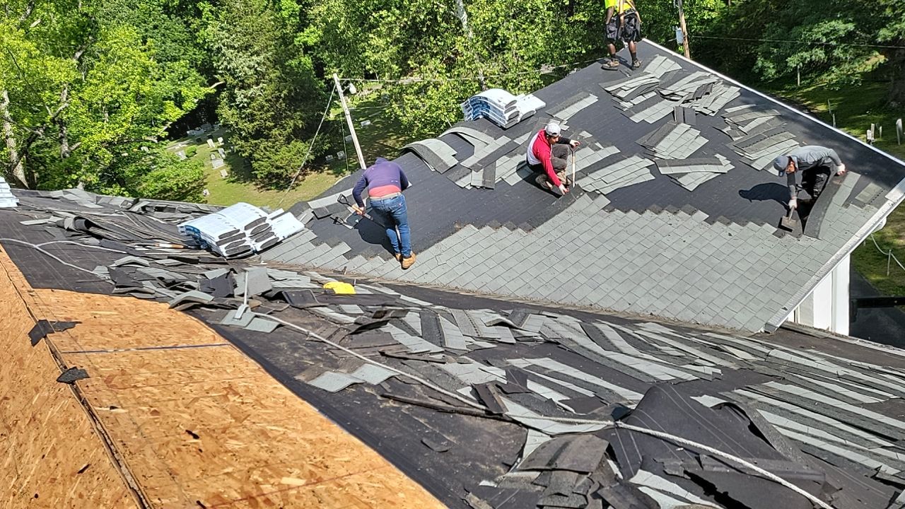 Roof Installation using IKO Cambridge by ExteriorPros