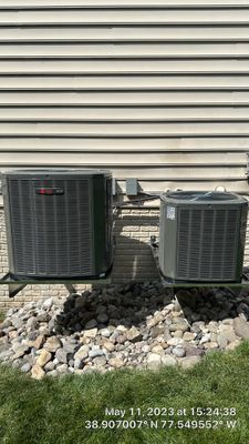Central Air Conditioning Installation using Trane