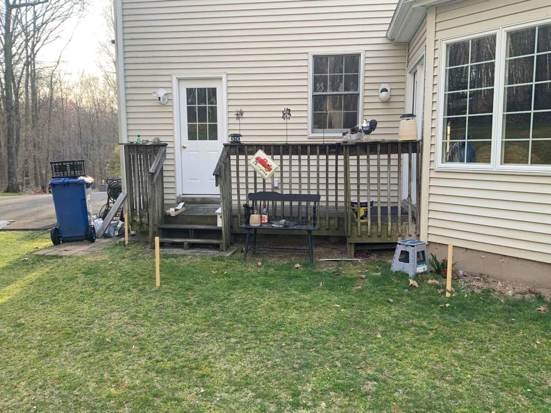 Deck Replacement Trex Select Saddle by DiGiorgi Roofing and Siding Inc