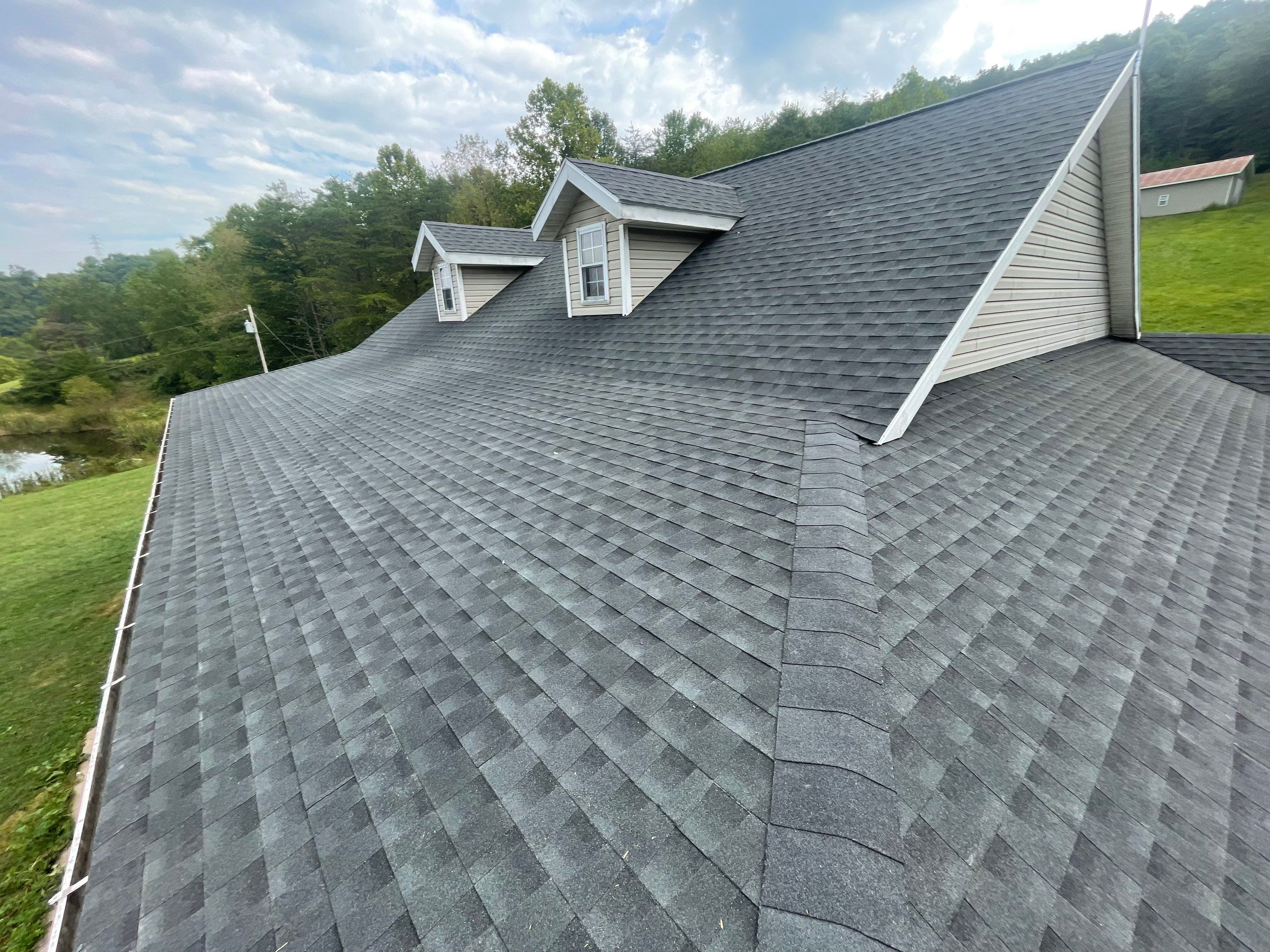 Residential Roofing Installation using GAF Timberline HDZ by Rainstoppers Roofing