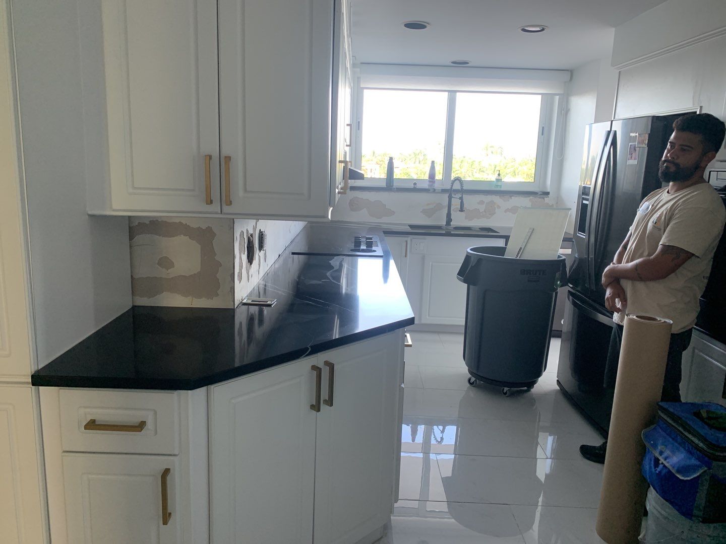 Backsplash in Downtown Fort Lauderdale by Broward Tile Guys