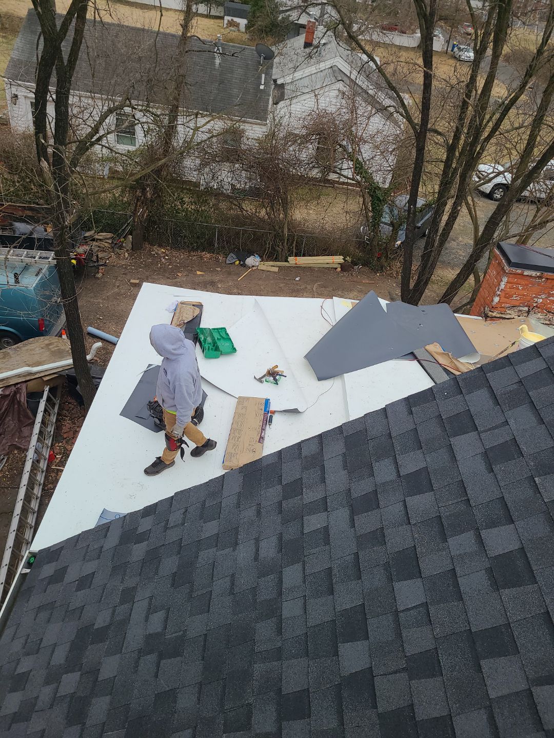 Alexandria: Residential Roof Replacement with CertainTeed Landmark Pro in Max Def Moire Black by RM Banning, Inc.