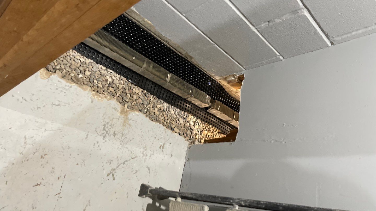 Drain Tile, Sump Pump & Buried Discharge in Columbia Heights by Waterproofing Northeast