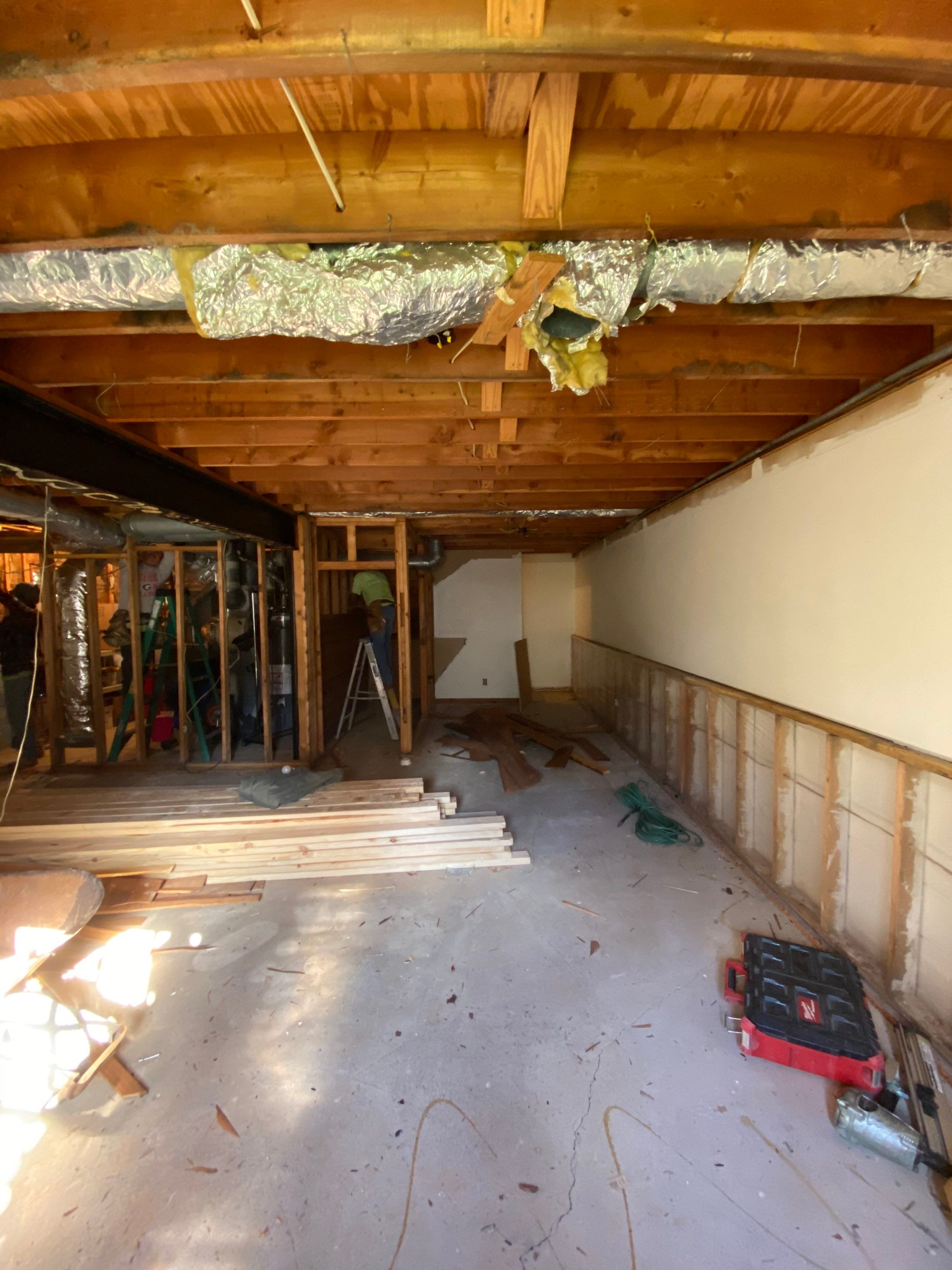 Complete Basement Remodeling and Living Space Conversion in Marietta by Swift Home Renovations