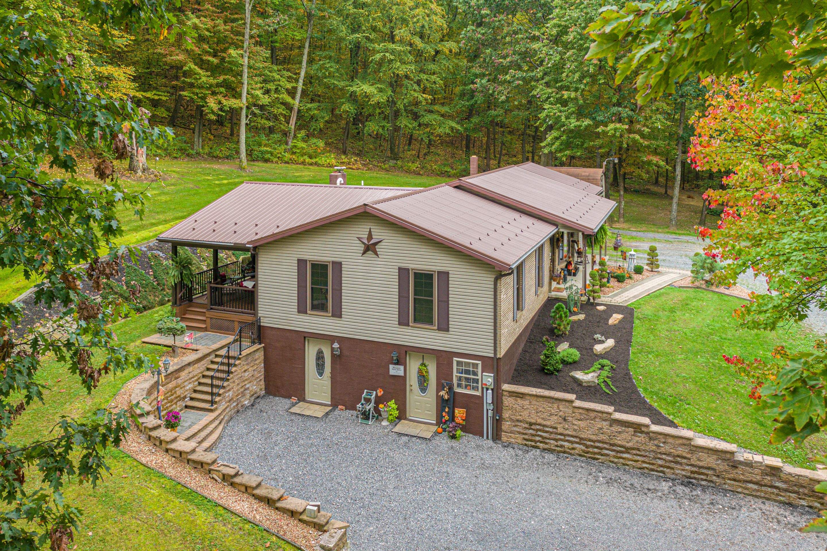 Metal Roof-brown by Esh Builders