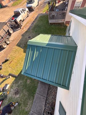 Residential Roofing Installation using Metal