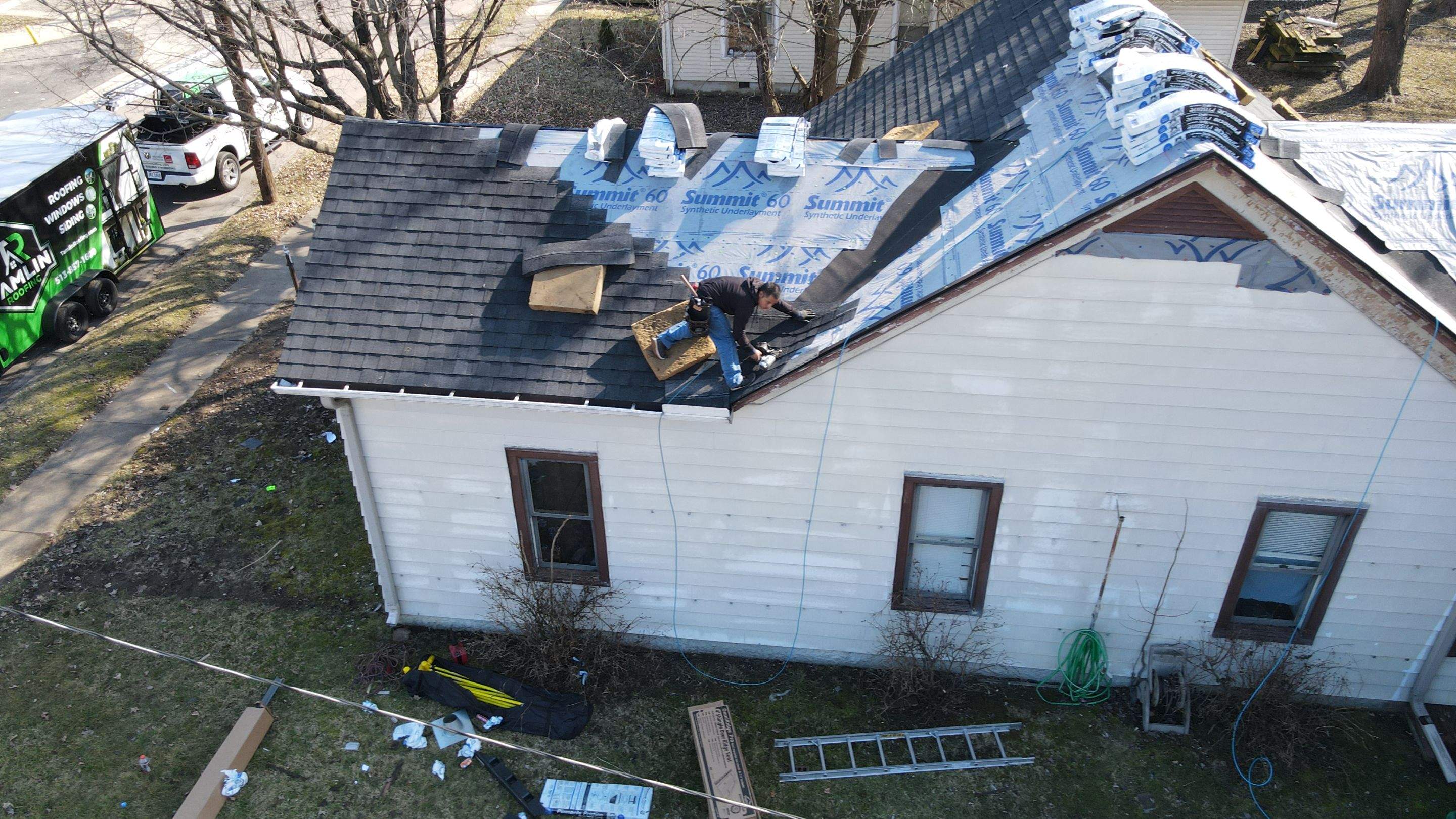 3 Layers and full Re-Deck!!!! by Tamlin Roofing