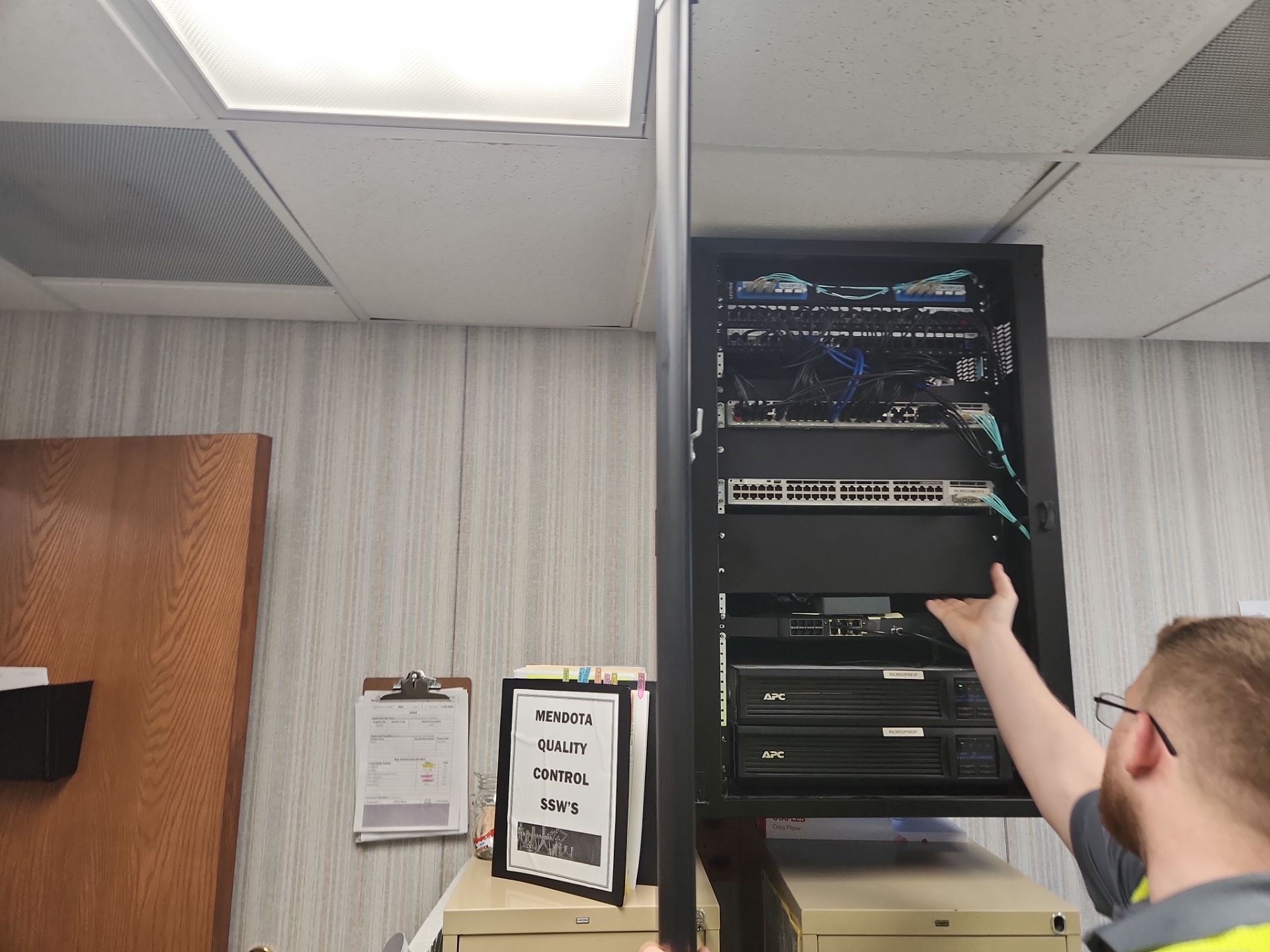 Project in Mendota by Umbrella Security Systems