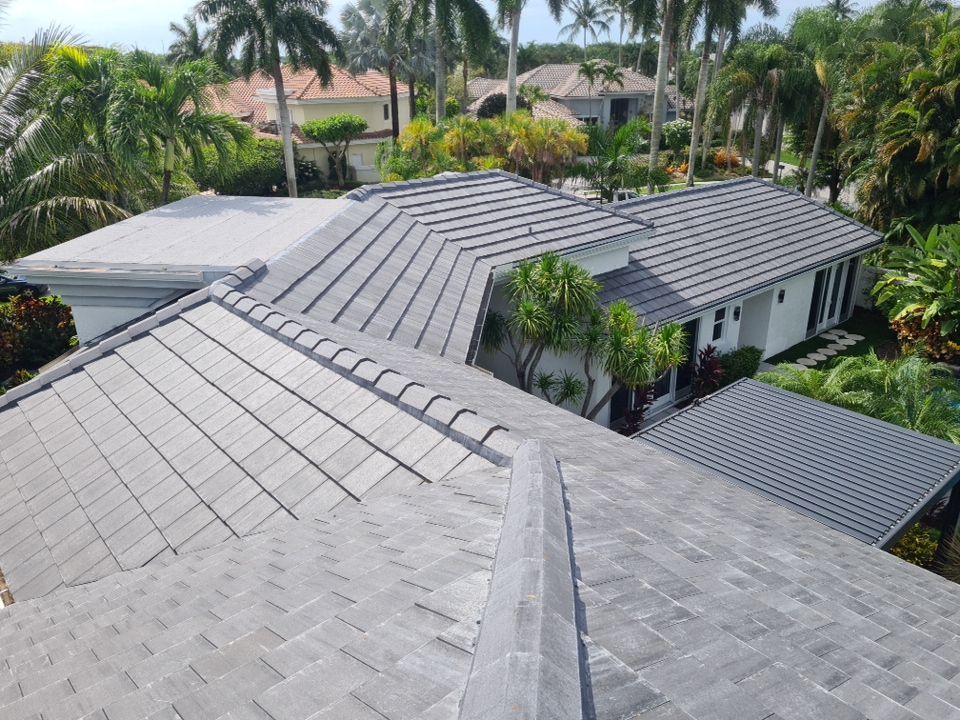 Residential Roofing Installation using Eagle Roofing Tile by BLUES BROTHERS ROOFING
