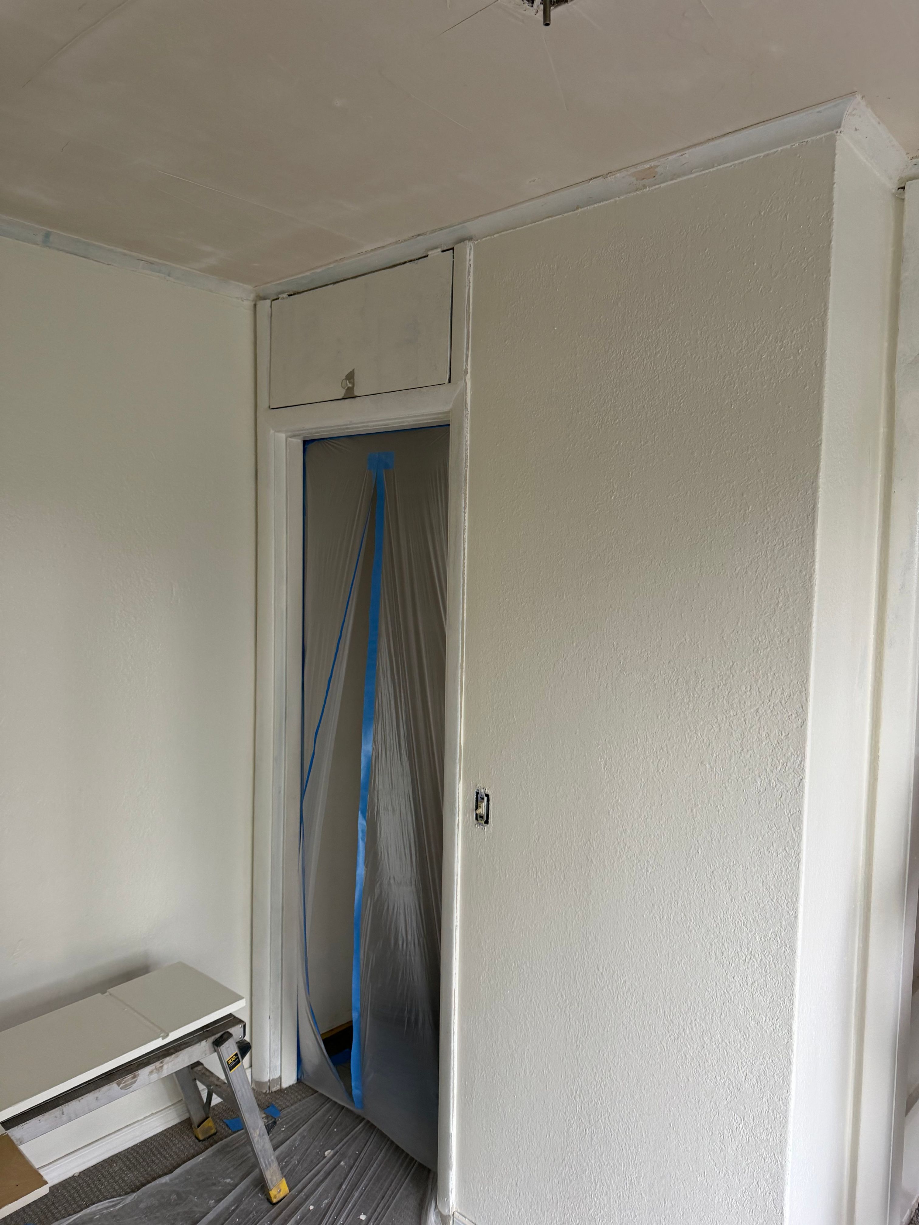 Guest Bedroom Repaint with Ceiling Repair – SeaTac by Equipped Painting